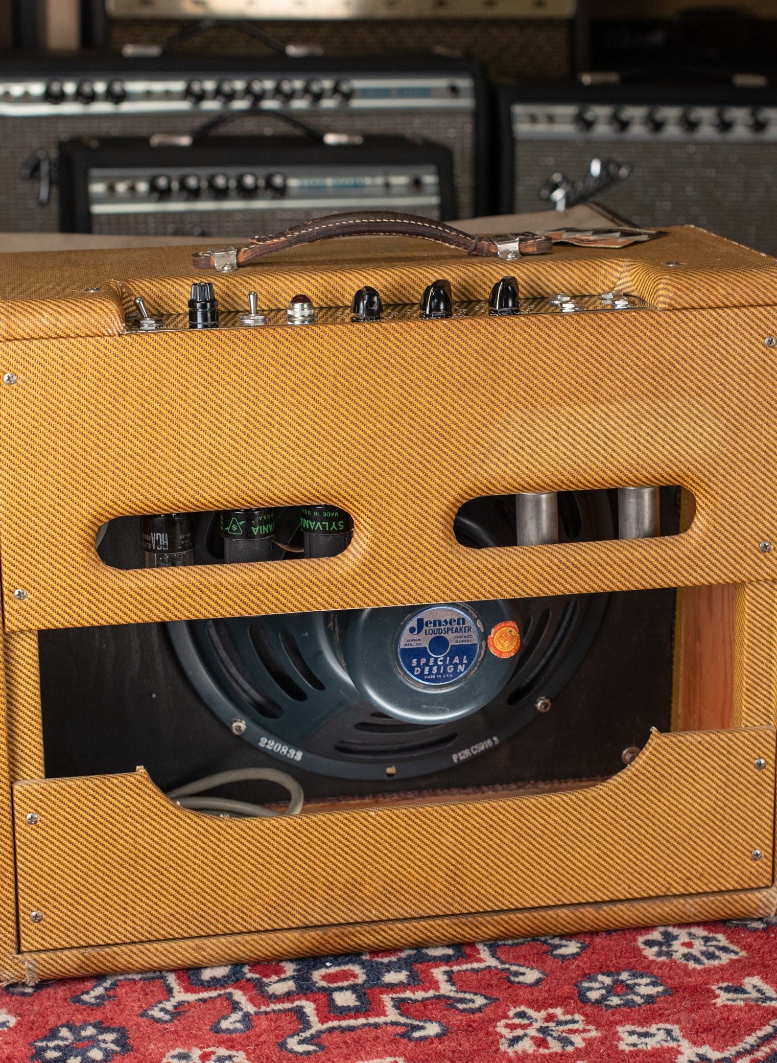Vintage Fender guitar amp tweed