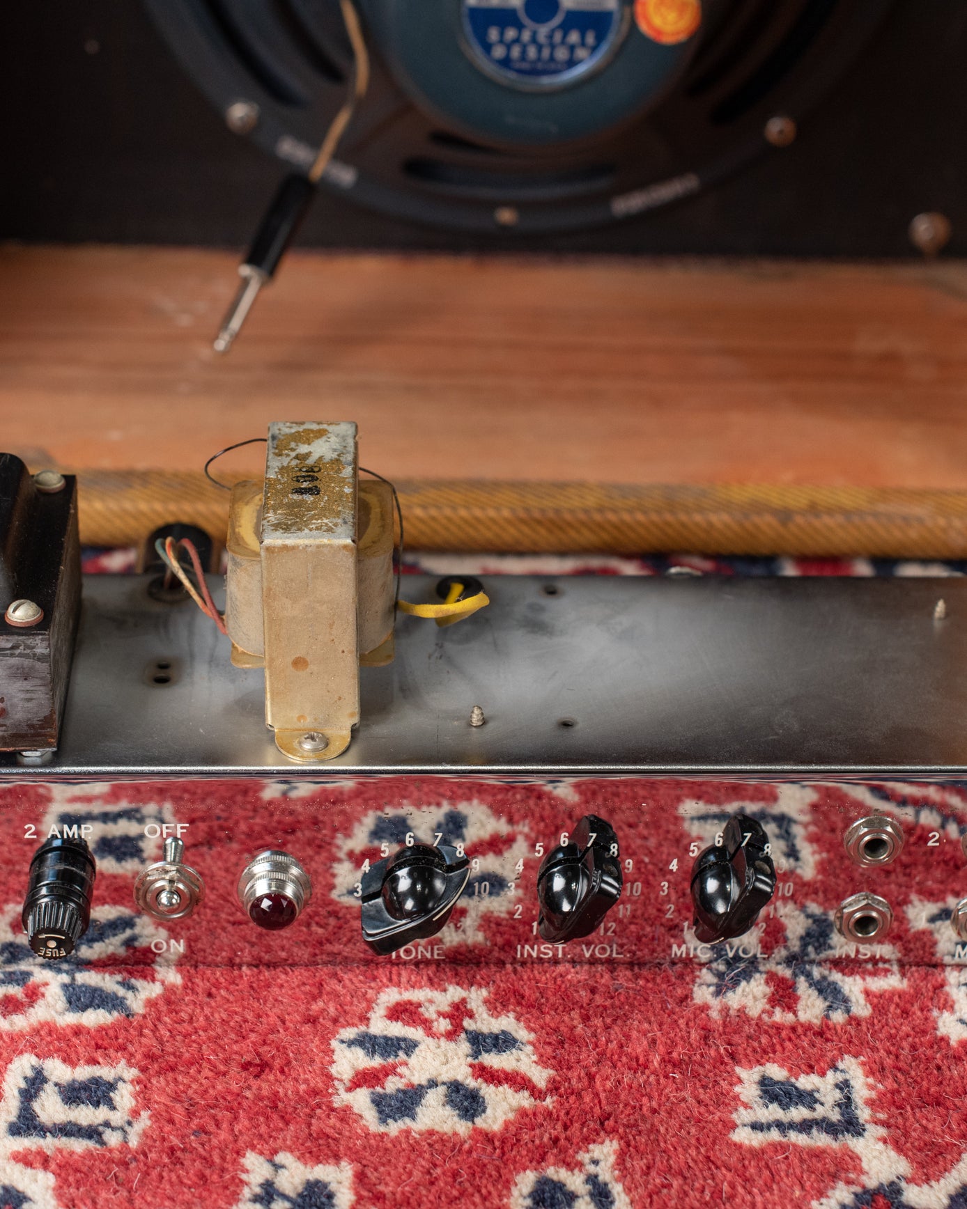Original output transformer, power transformer, 1958 Fender Deluxe