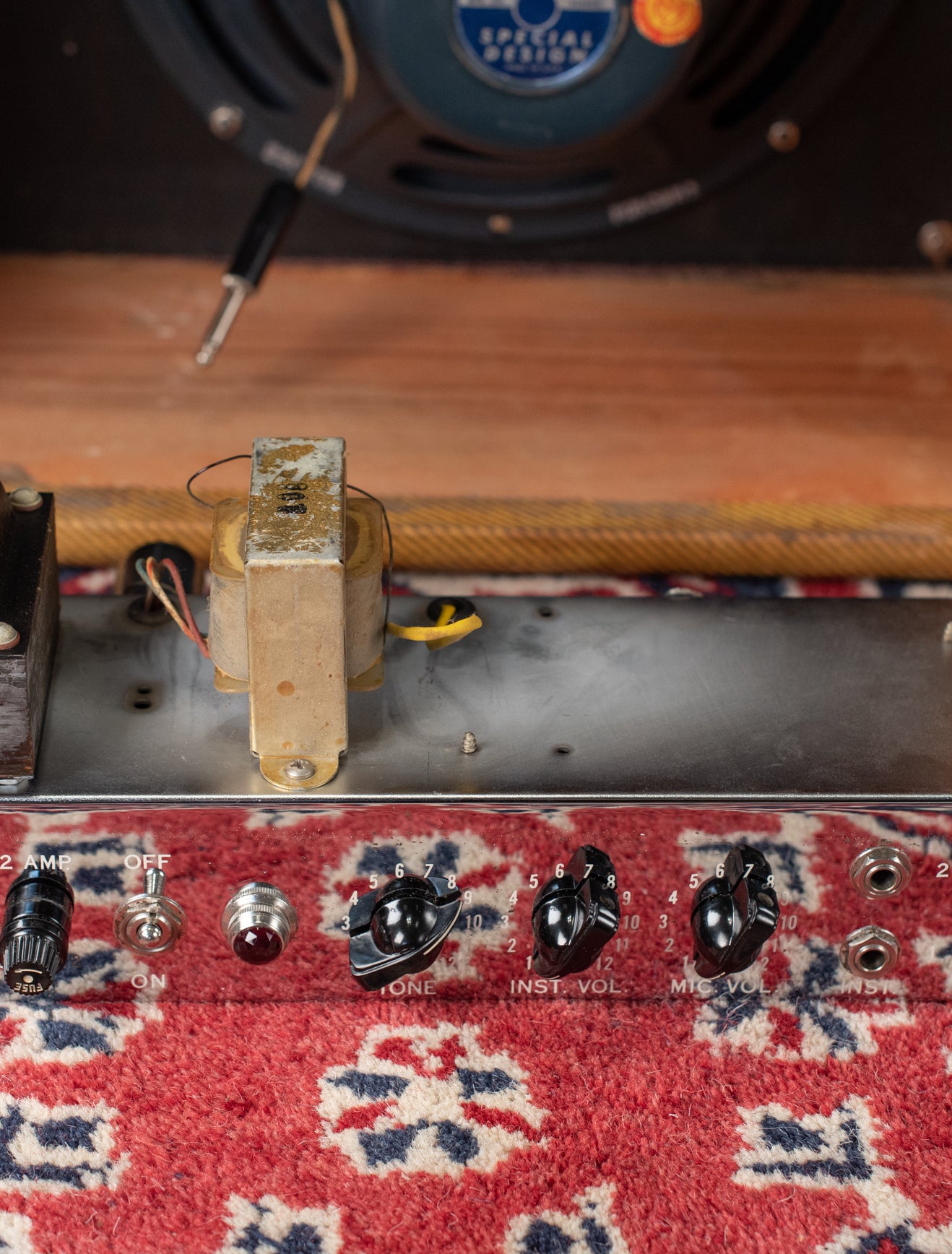 Original output transformer, power transformer, 1958 Fender Deluxe
