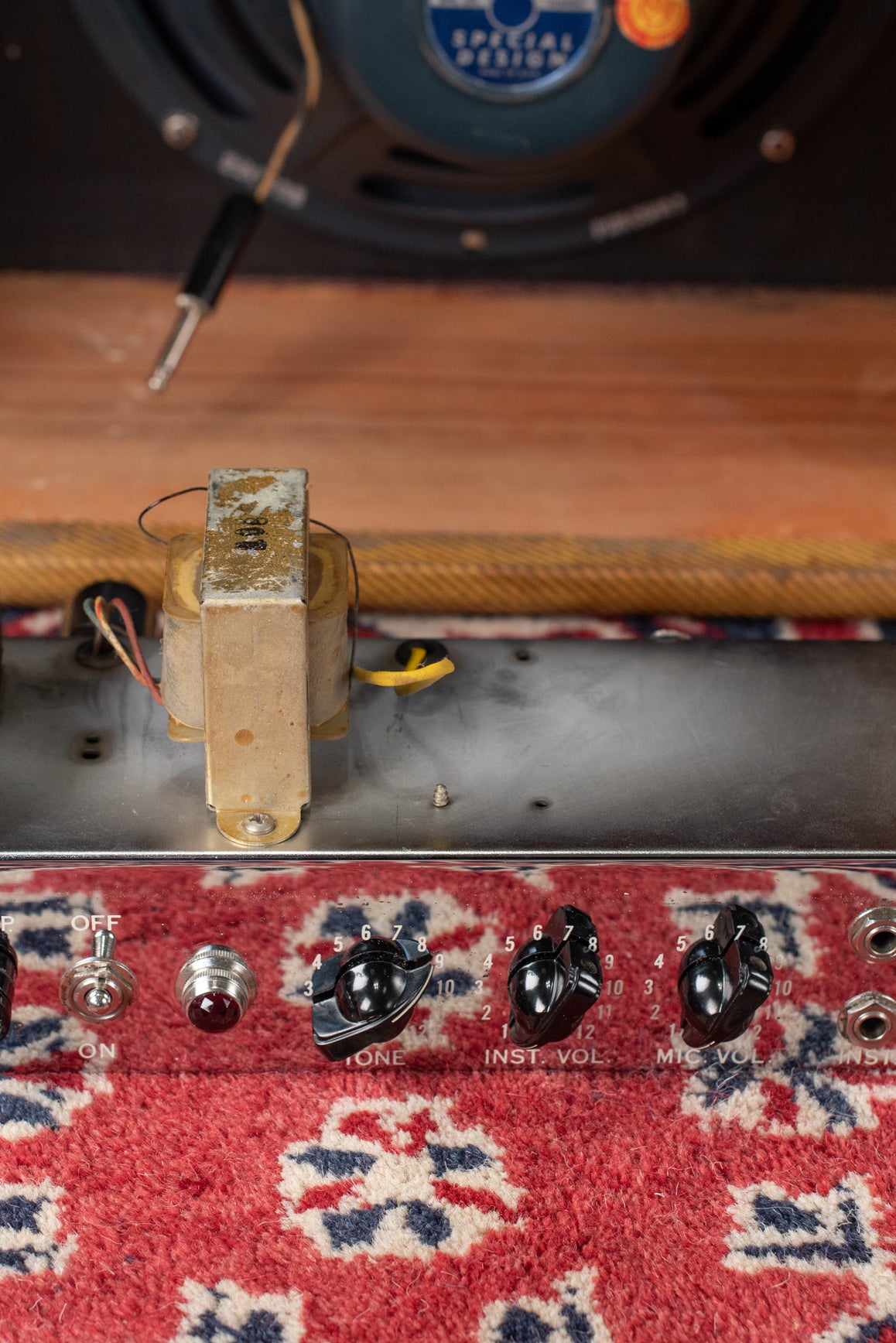 Original output transformer, power transformer, 1958 Fender Deluxe