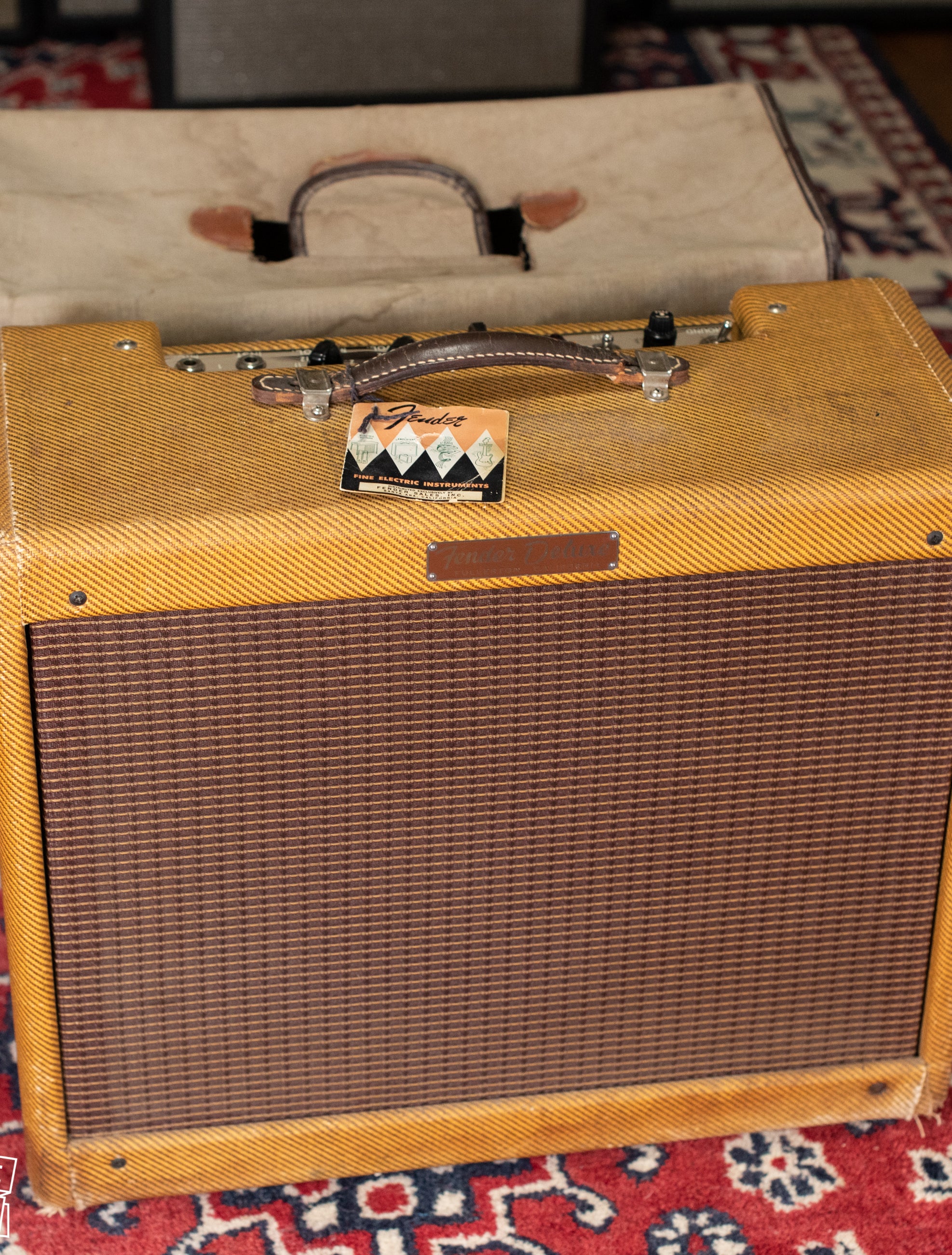 1958 Fender Deluxe Tweed guitar amp