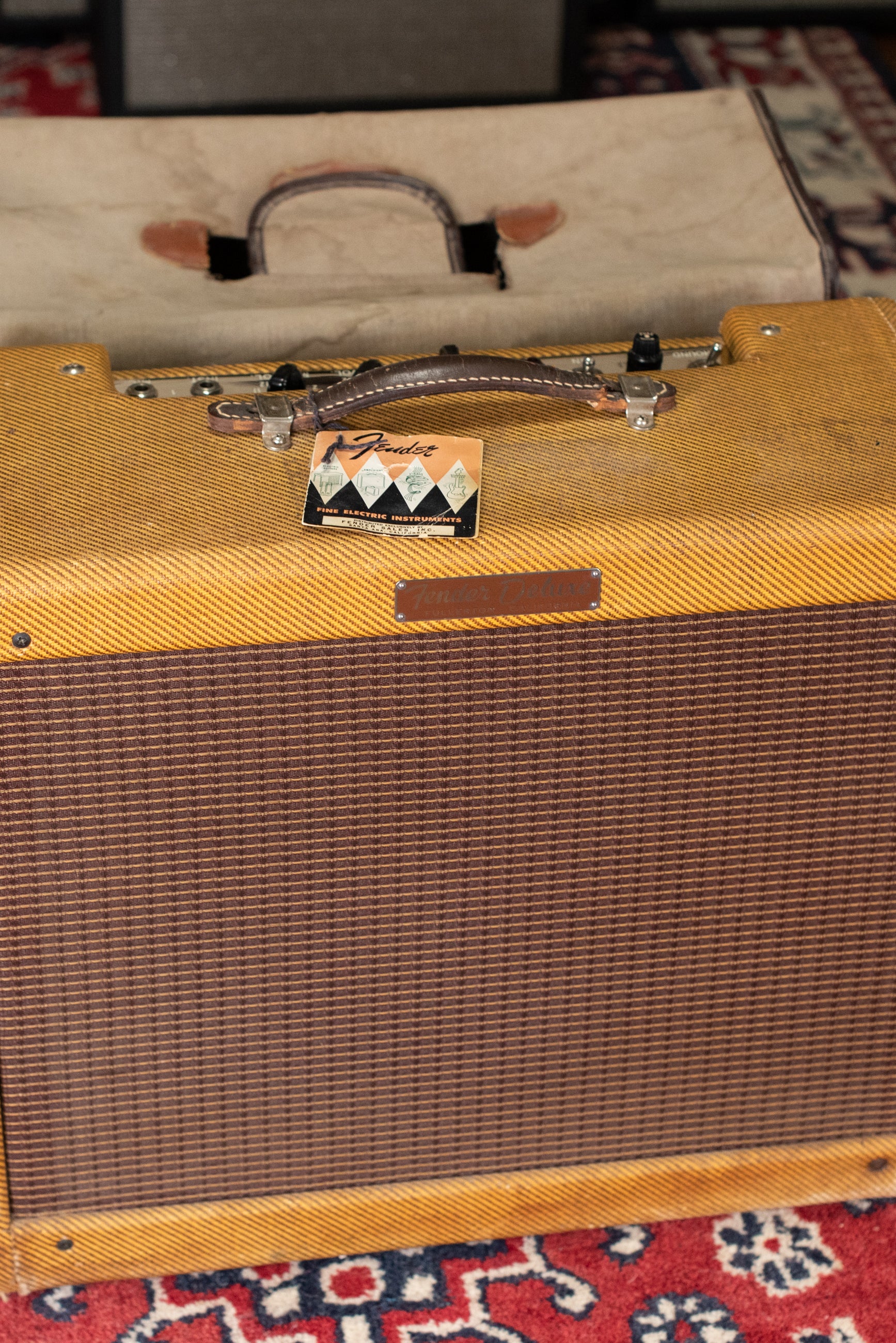1958 Fender Deluxe Tweed guitar amp