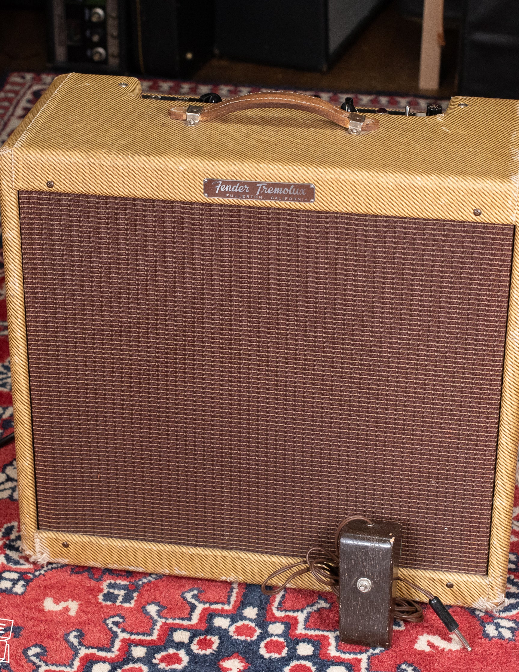 Vintage 1958 Fender Tremolux Tweed amp