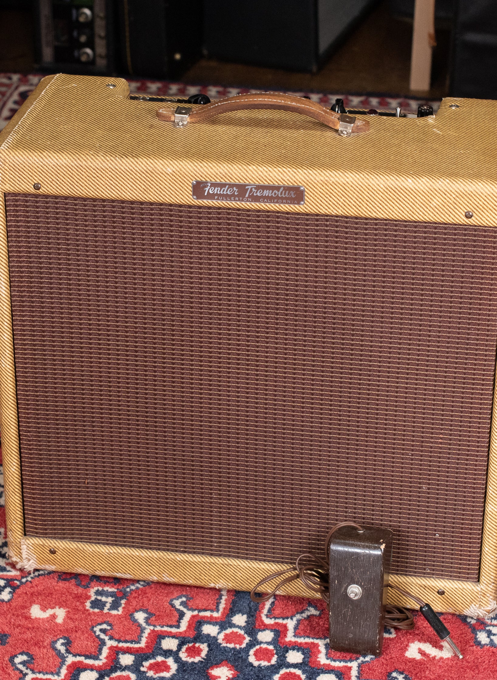 Vintage 1958 Fender Tremolux Tweed amp