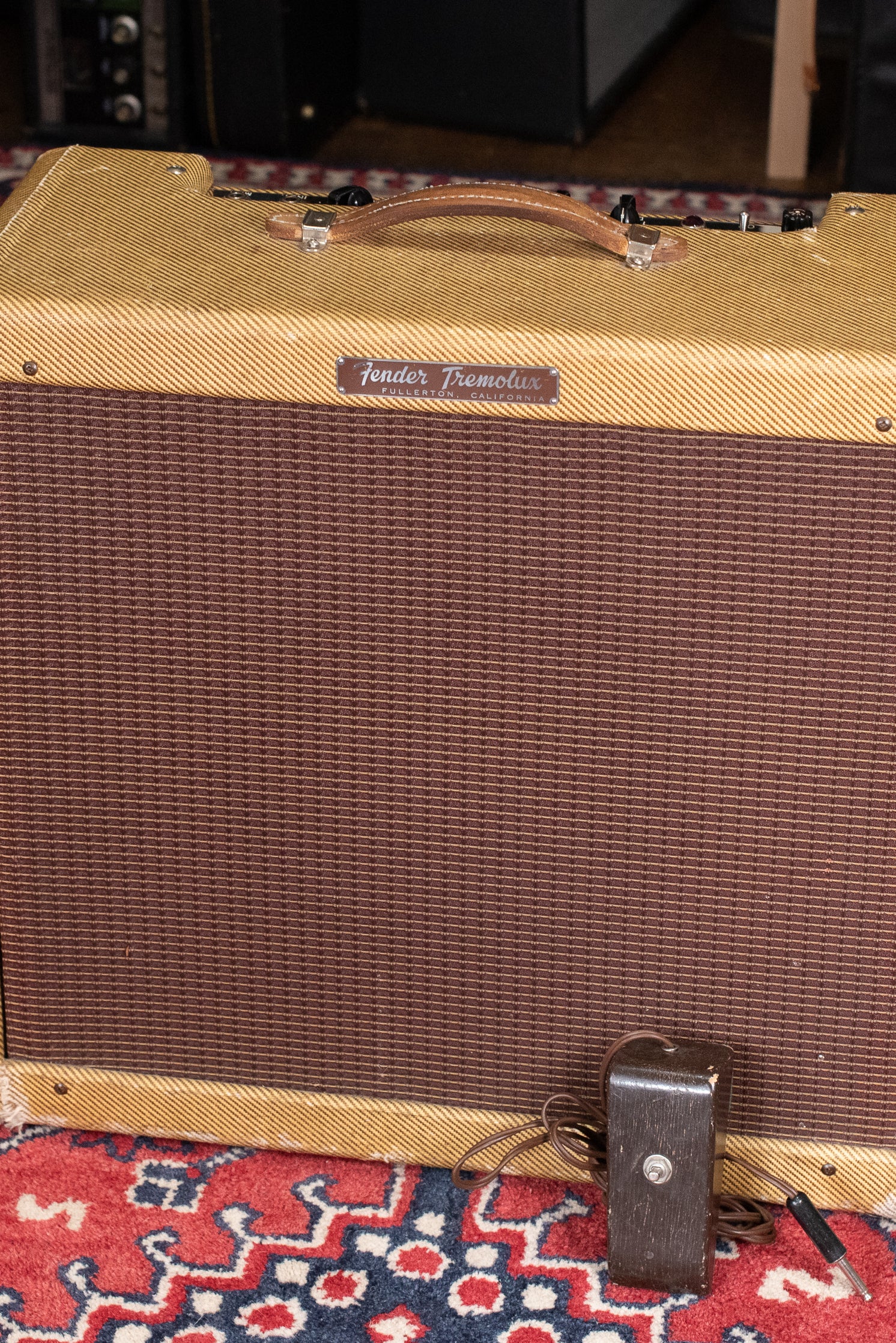 Vintage 1958 Fender Tremolux Tweed amp