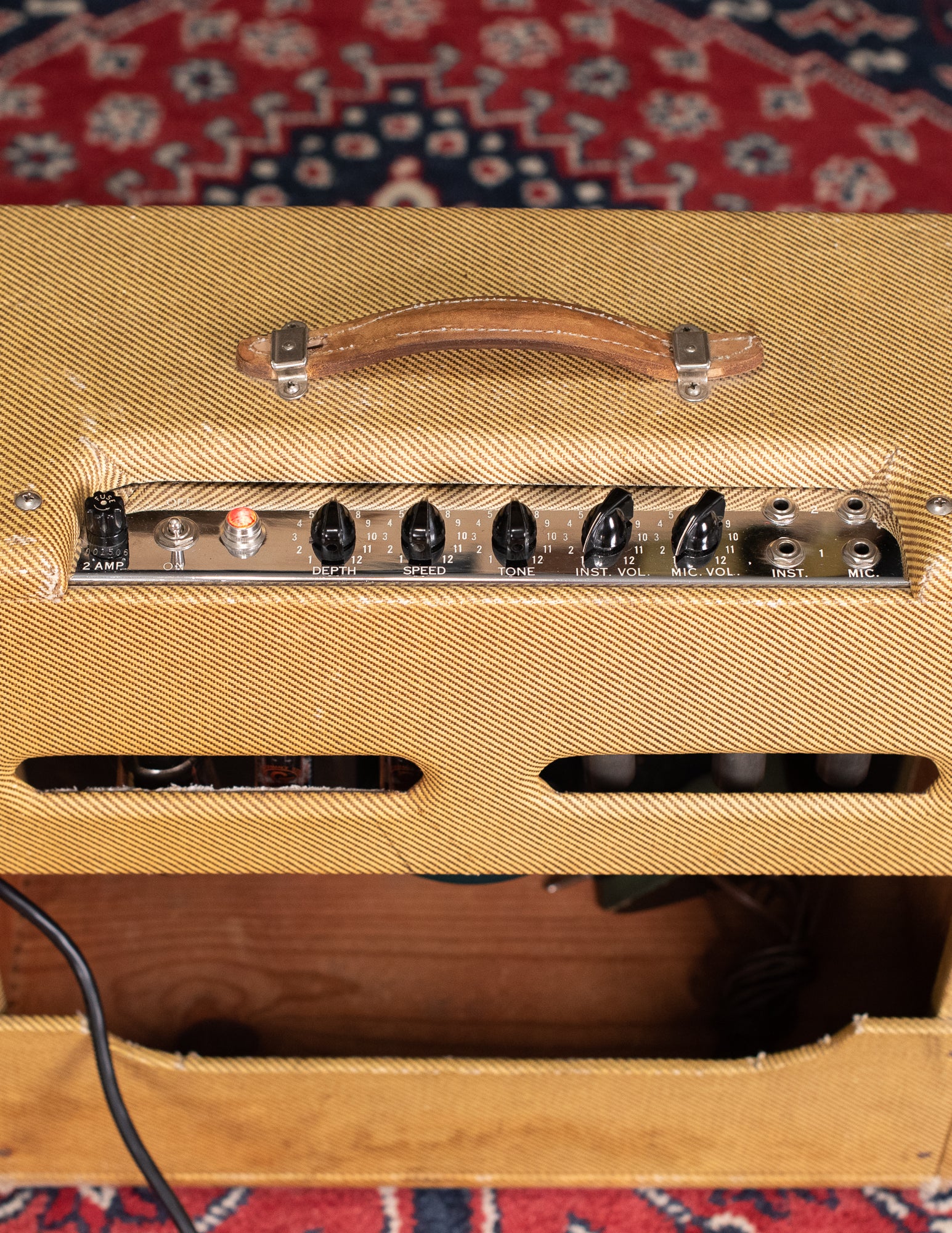Tweed Fender amplifier