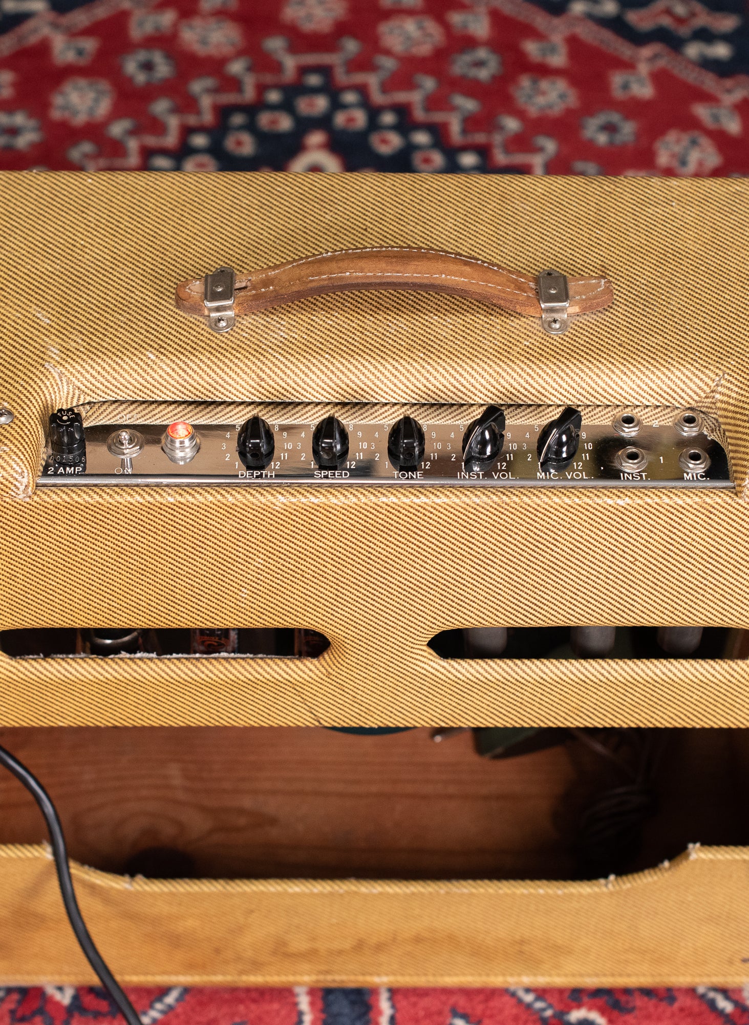 Tweed Fender amplifier