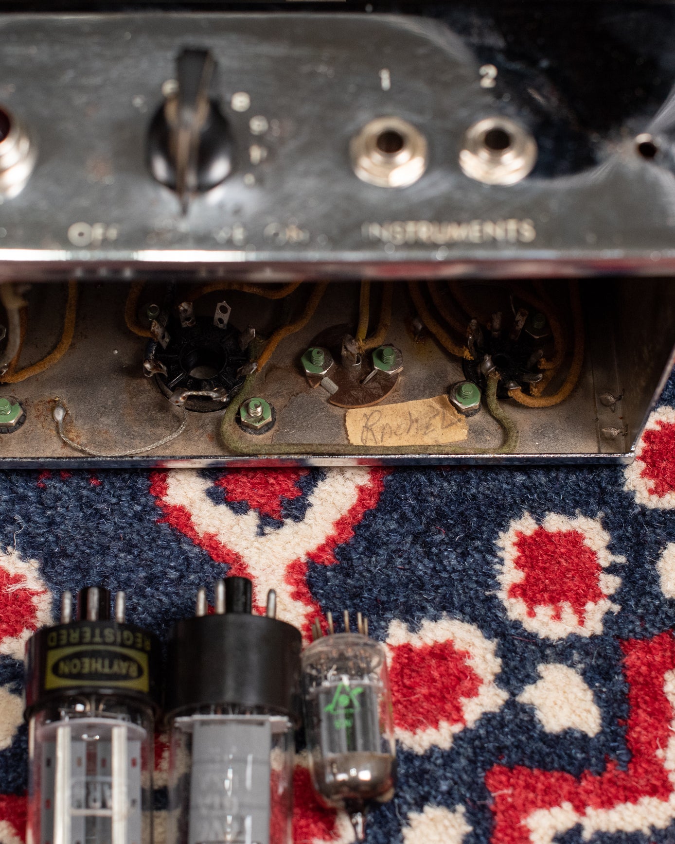 Fender amp masking tape signature Rachel