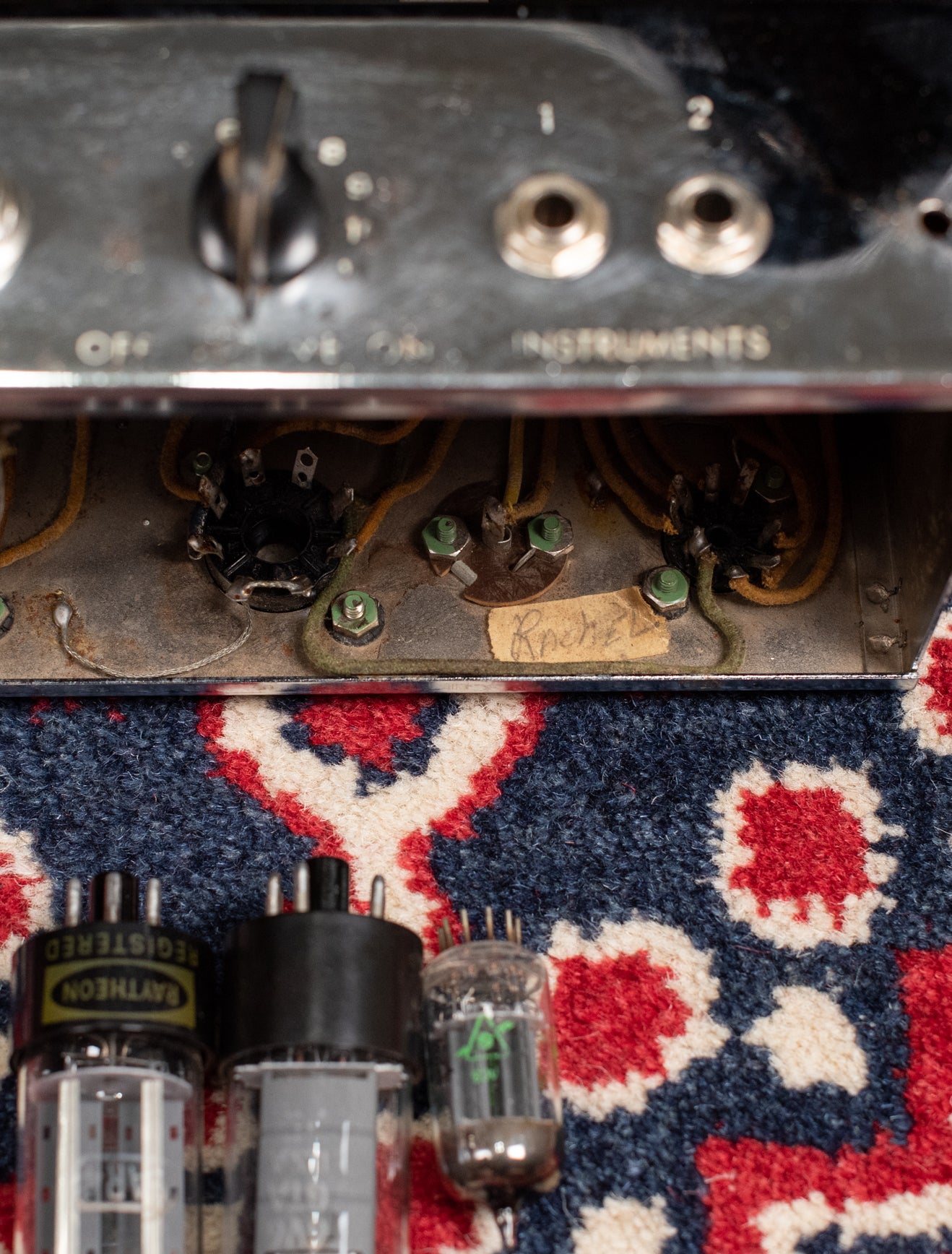 Fender amp masking tape signature Rachel