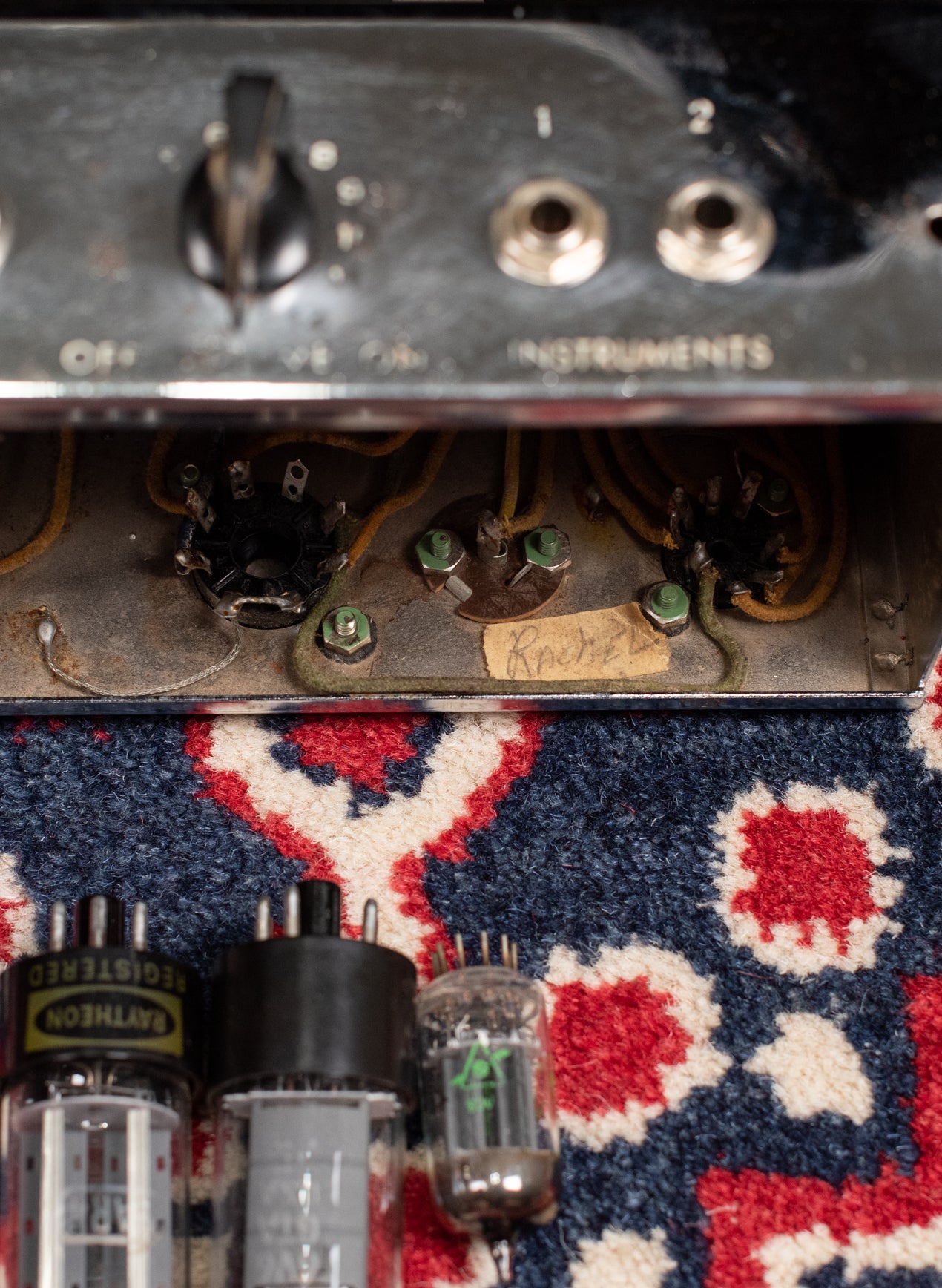 Fender amp masking tape signature Rachel