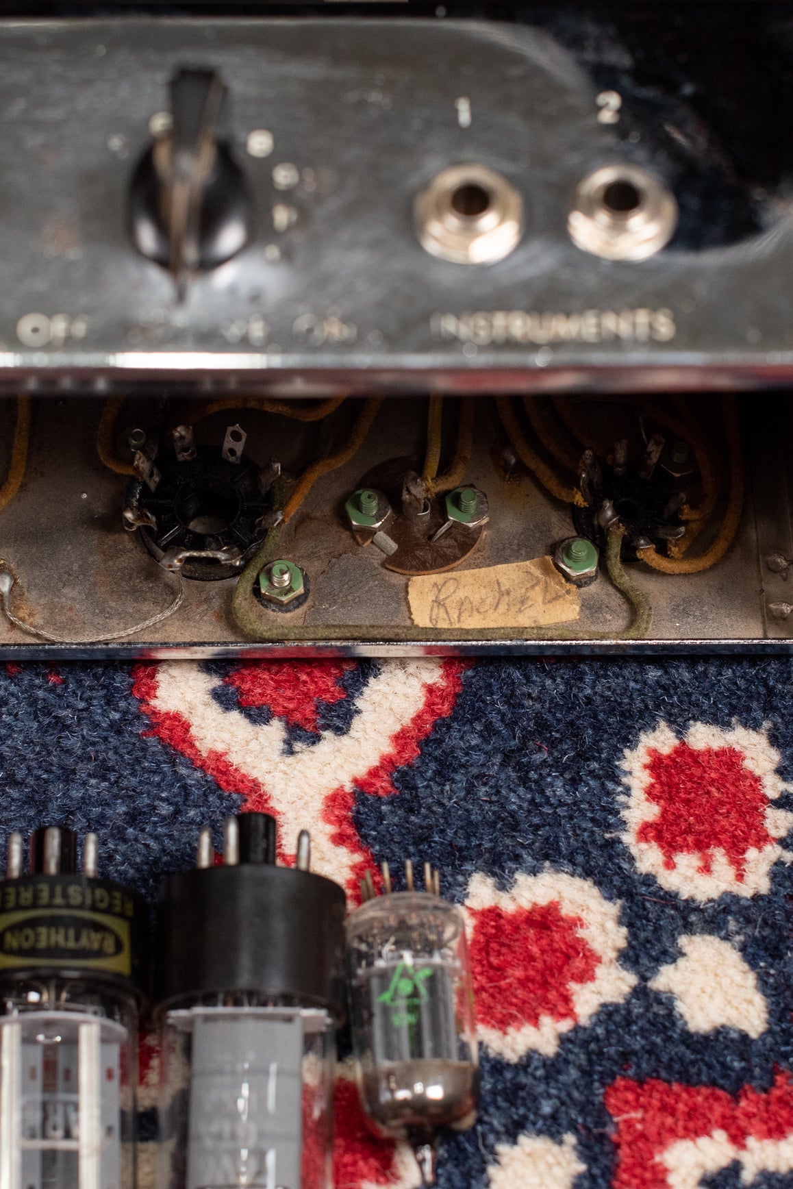 Fender amp masking tape signature Rachel