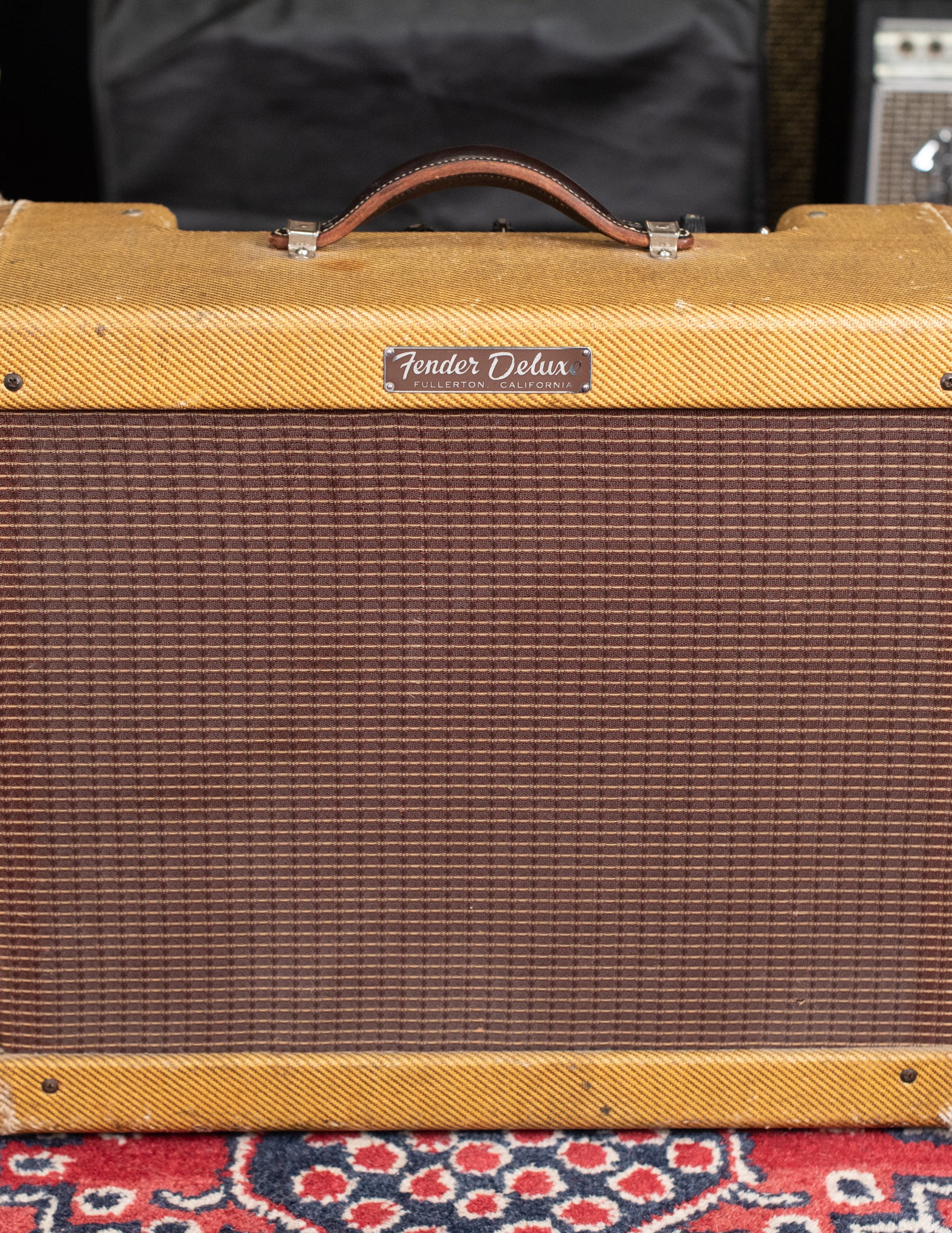 1959 Fender Deluxe Amp Tweed Narrow Panel 5E3