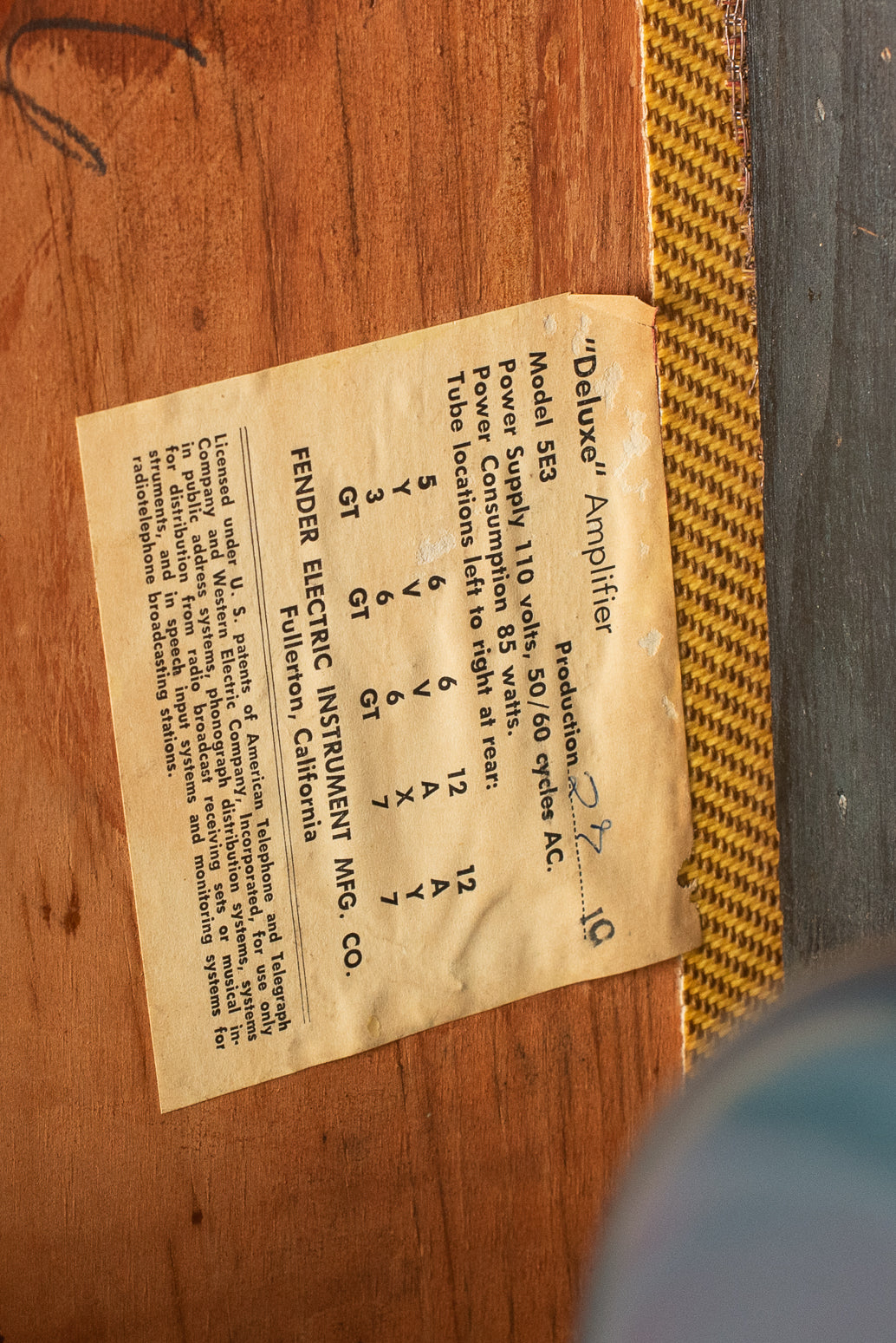 tube chart