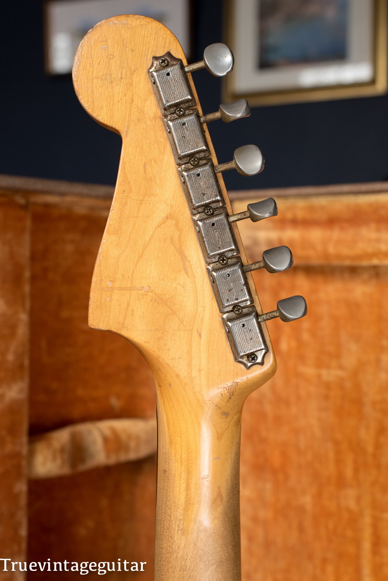 1960 Fender Jazzmaster Sunburst, tuners