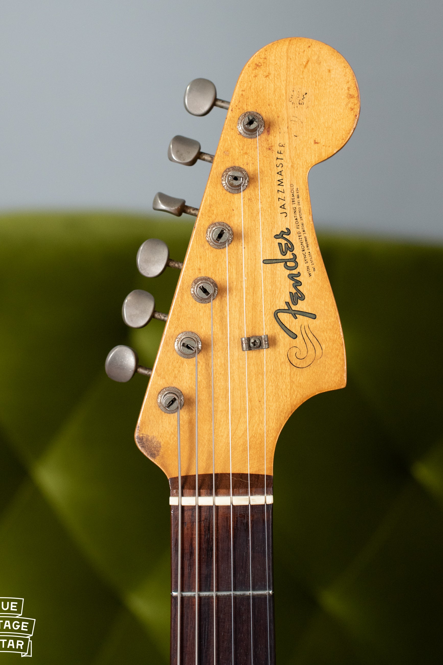 Fender headstock slab fretboard