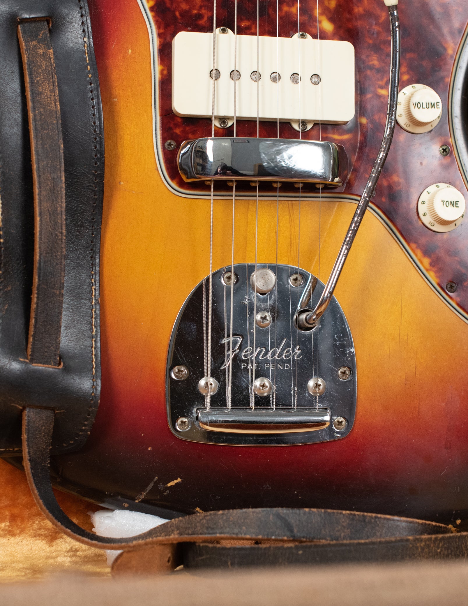Patent Pending tremolo tailpiece