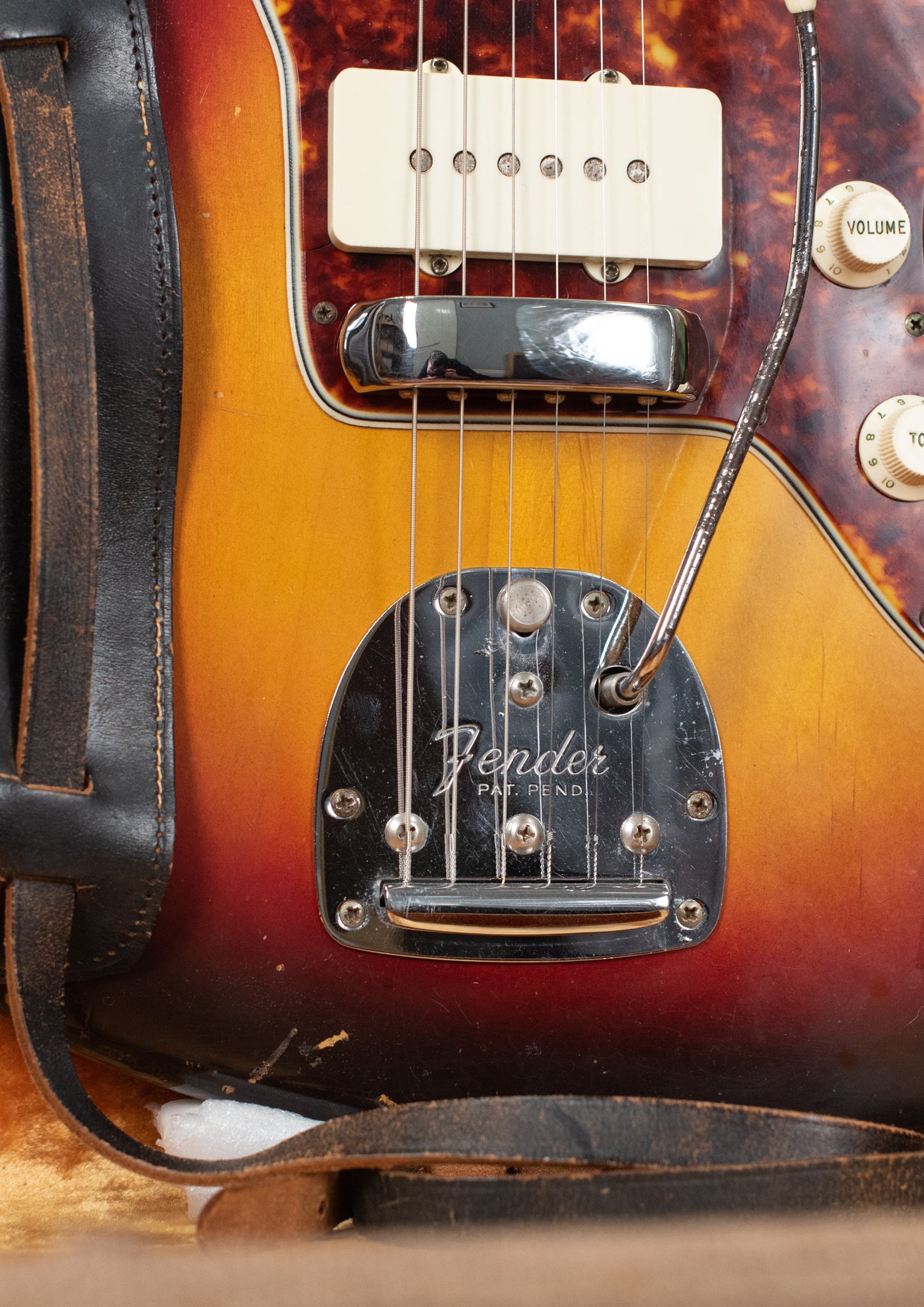 Patent Pending tremolo tailpiece