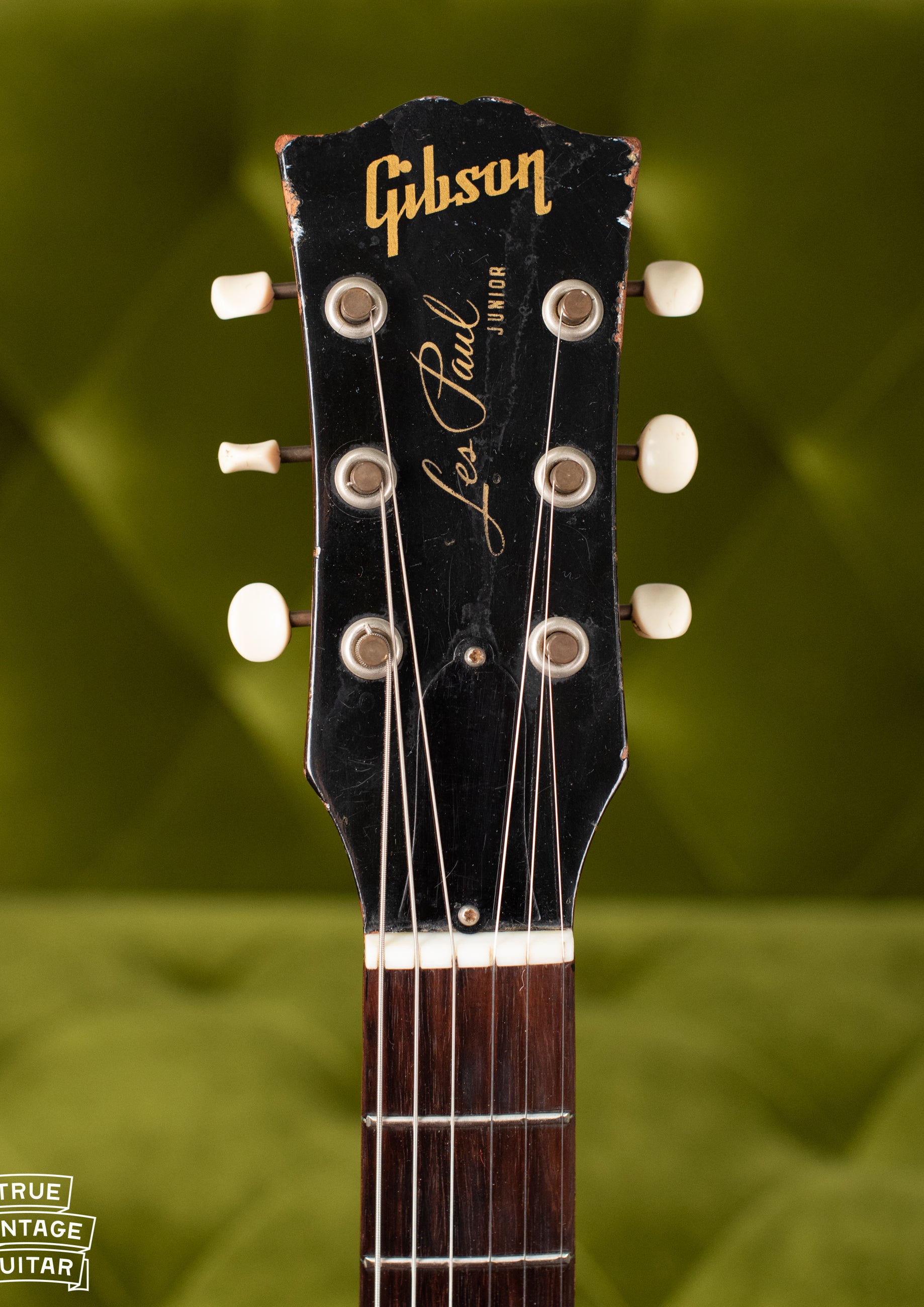 Gibson Les Paul Junior headstock 1961