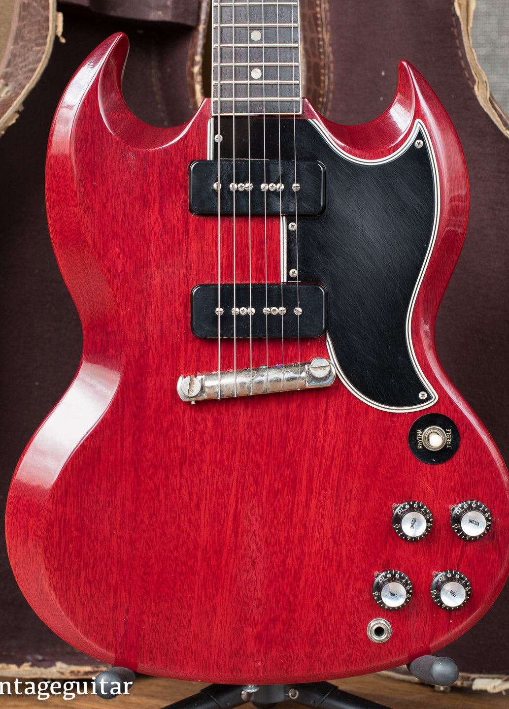 1960s Gibson red electric guitar