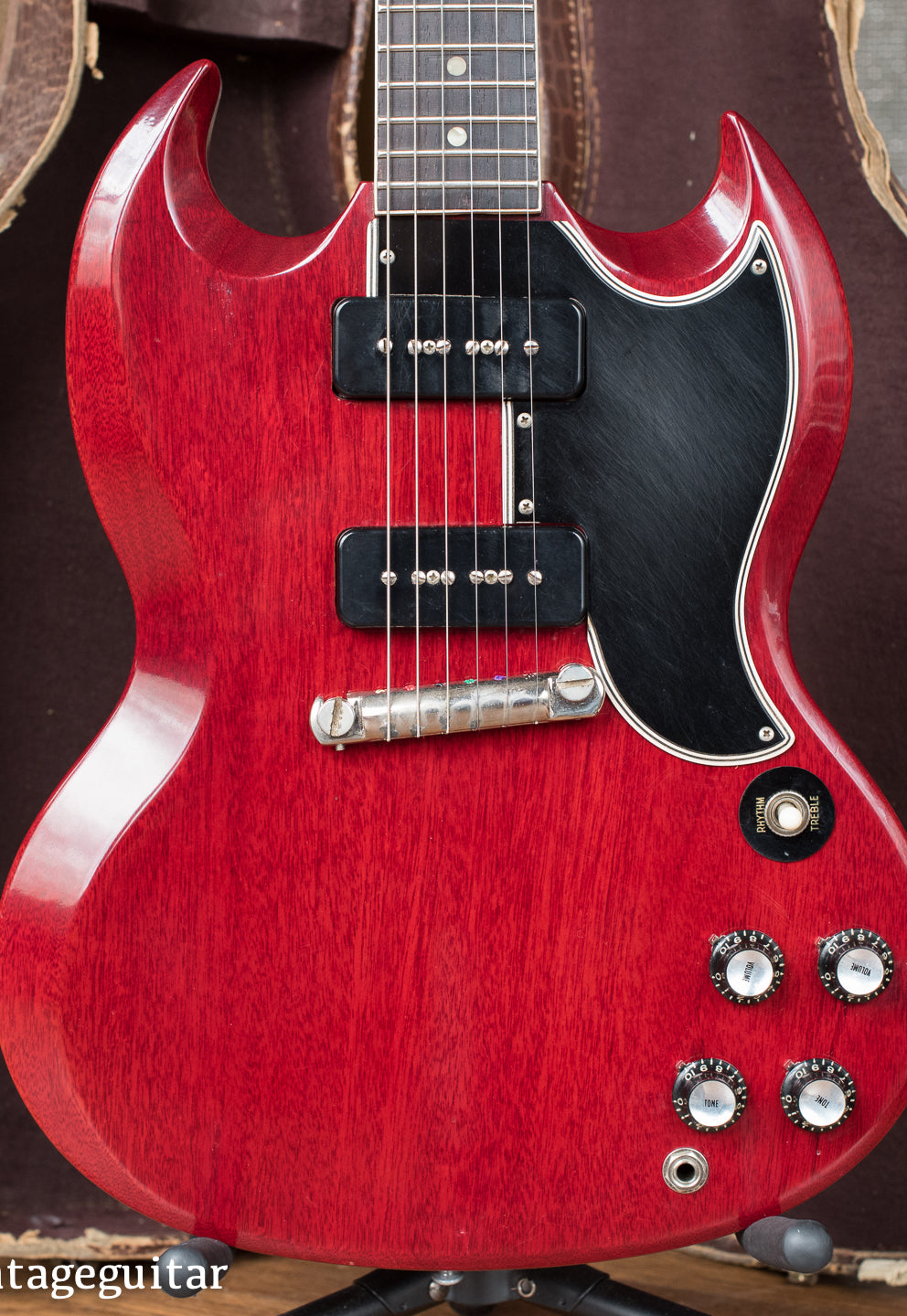 1960s Gibson red electric guitar