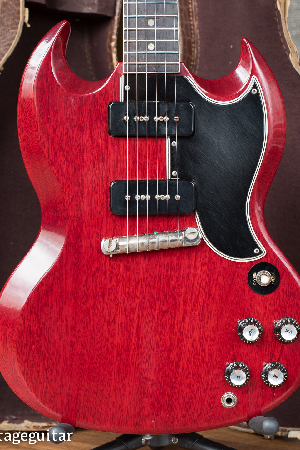1960s Gibson red electric guitar