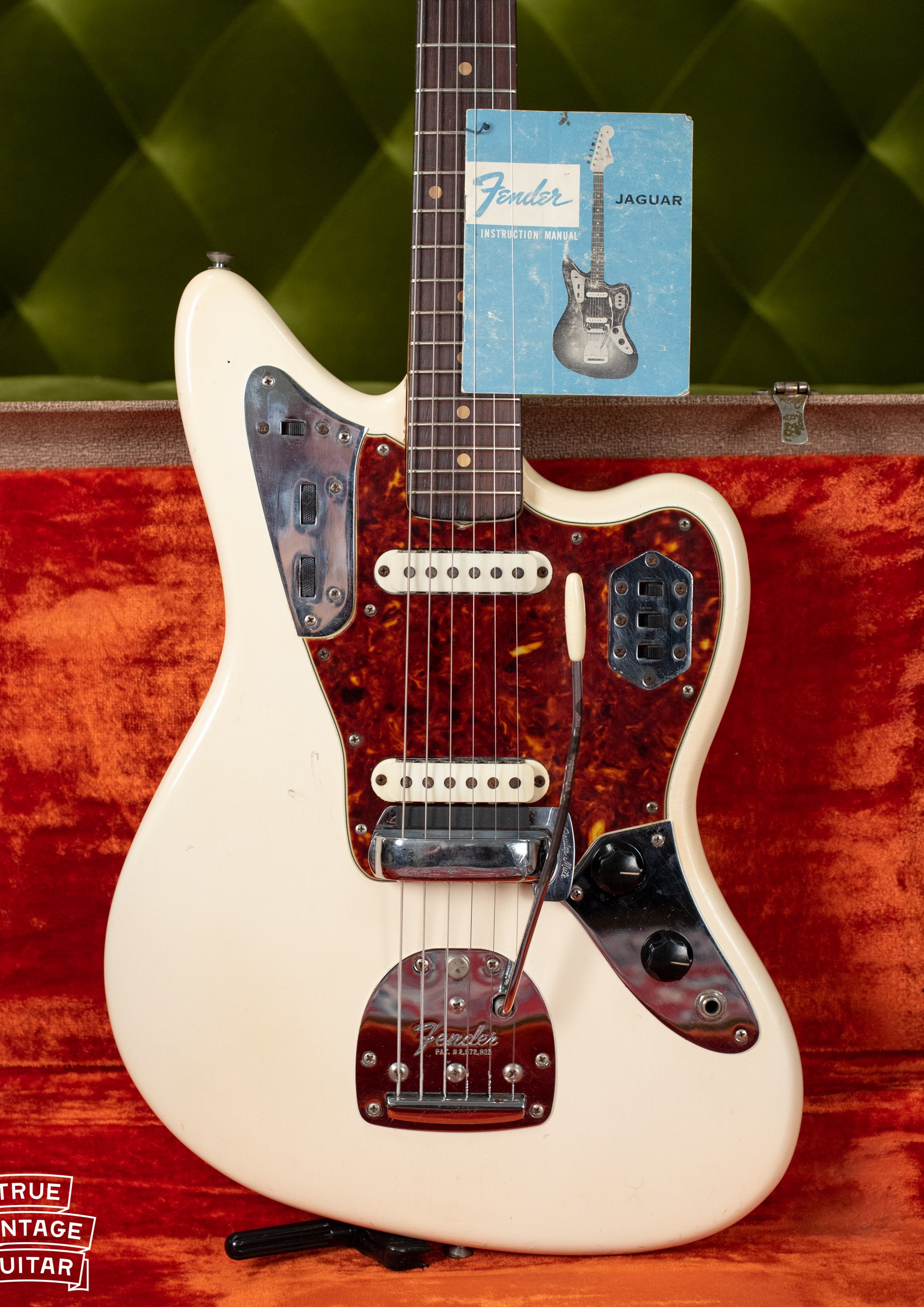 1962 Fender Jaguar Olympic White guitar