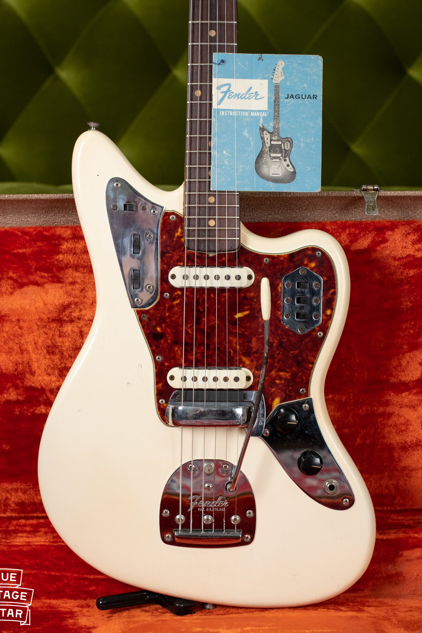 1962 Fender Jaguar Olympic White guitar