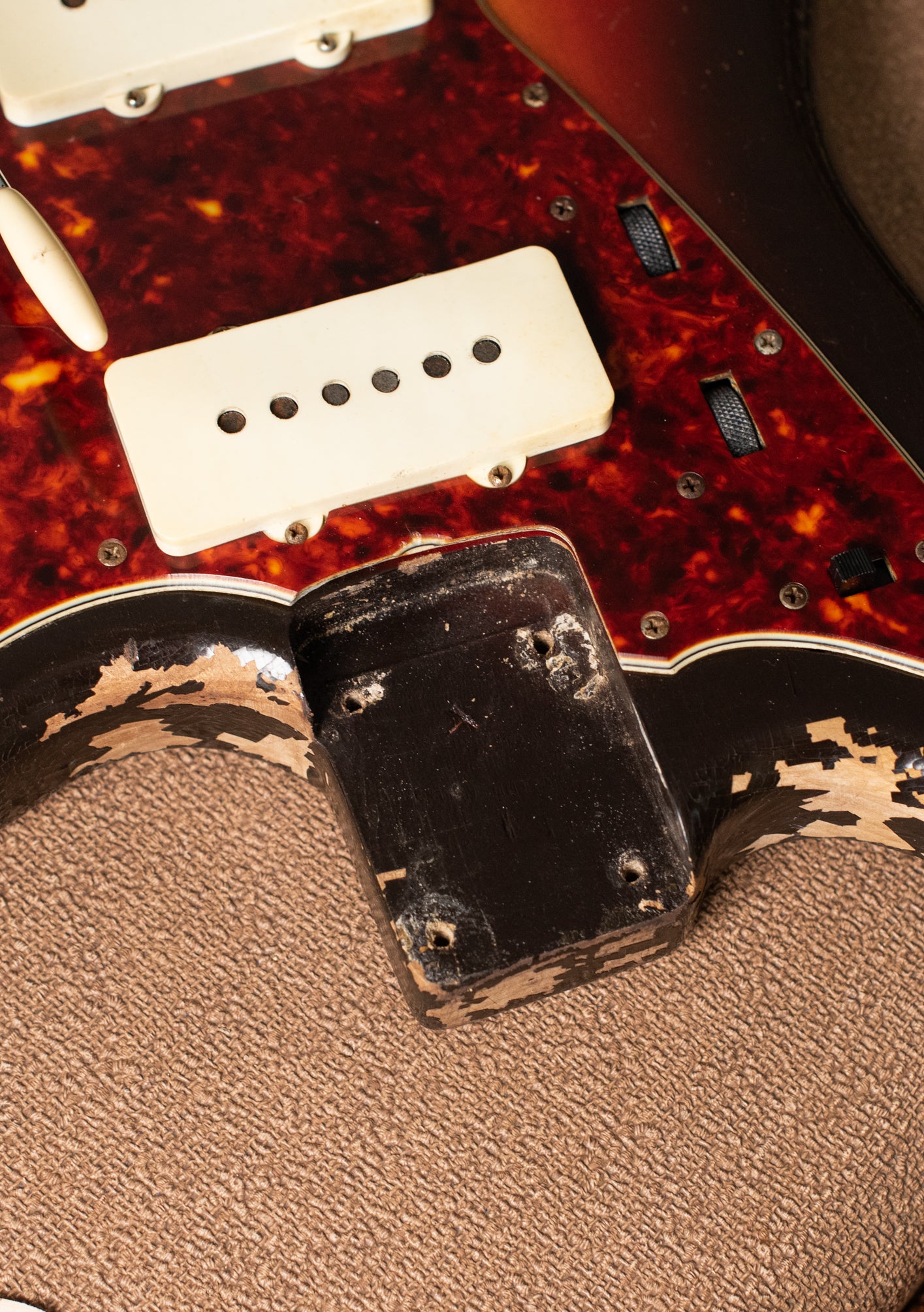 1962 Fender Jazzmaster neck pocket