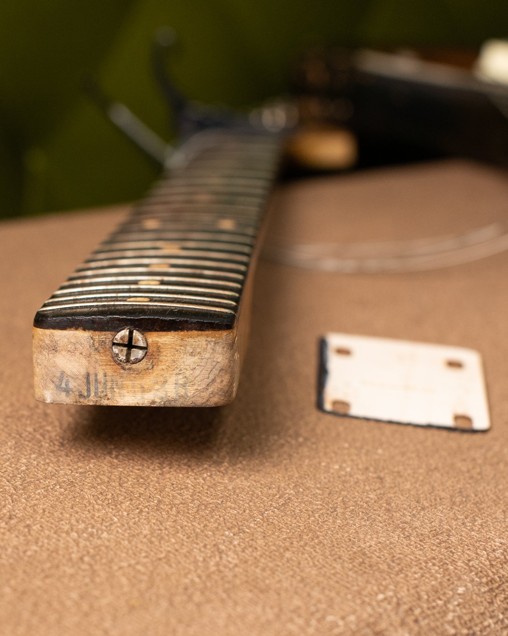 4JUN62B, Fender Jazzmaster neck heel date stamp