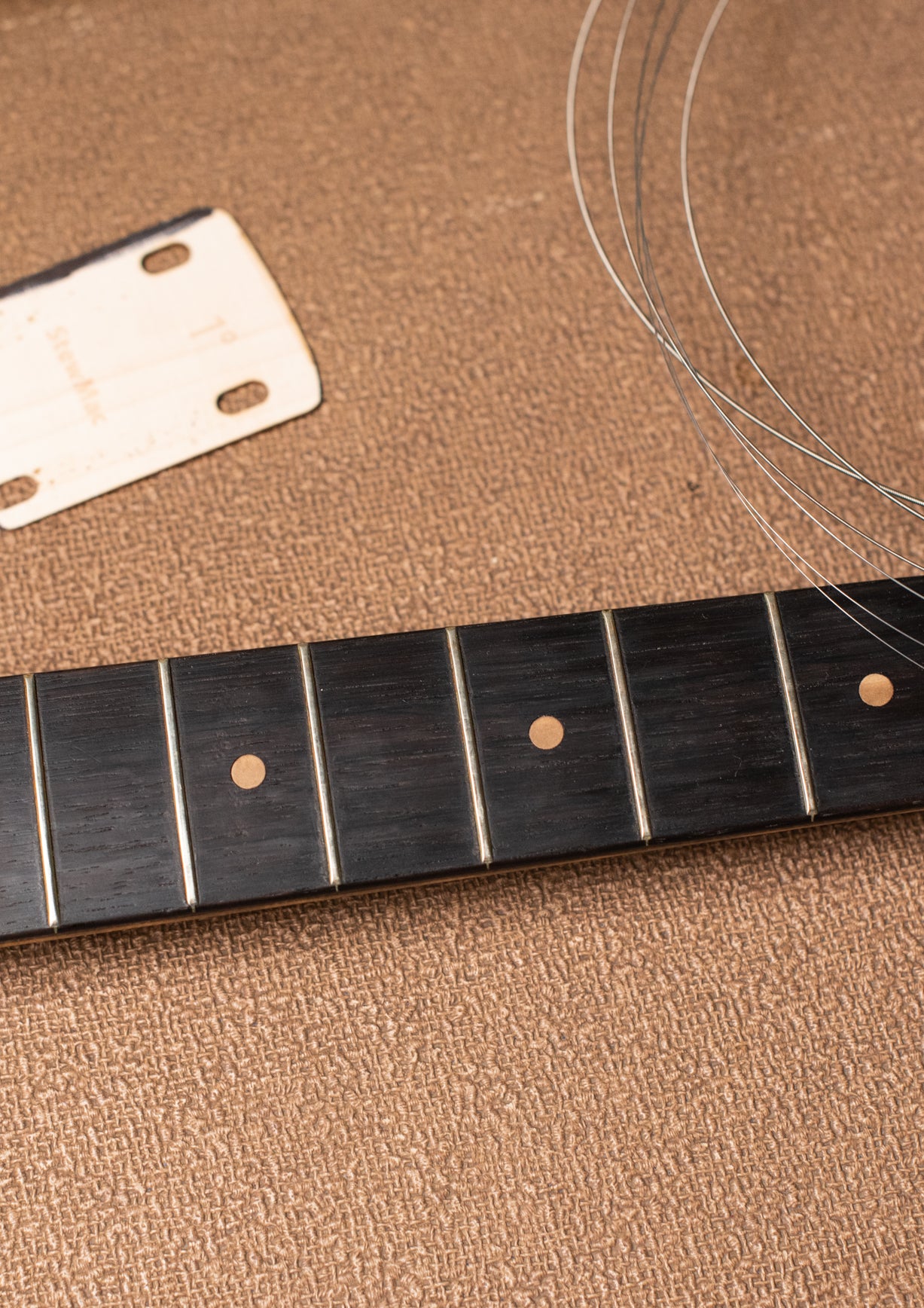 Clay dots Brazilian Rosewood fretboard 1962 Fender Jazzmaster