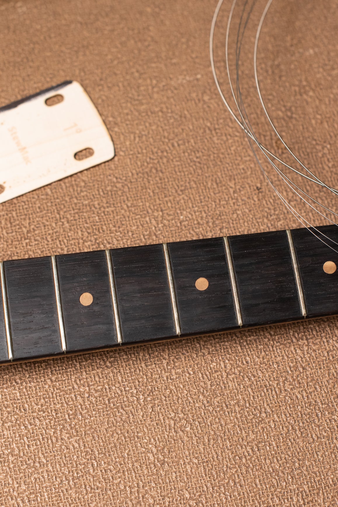 Clay dots Brazilian Rosewood fretboard 1962 Fender Jazzmaster