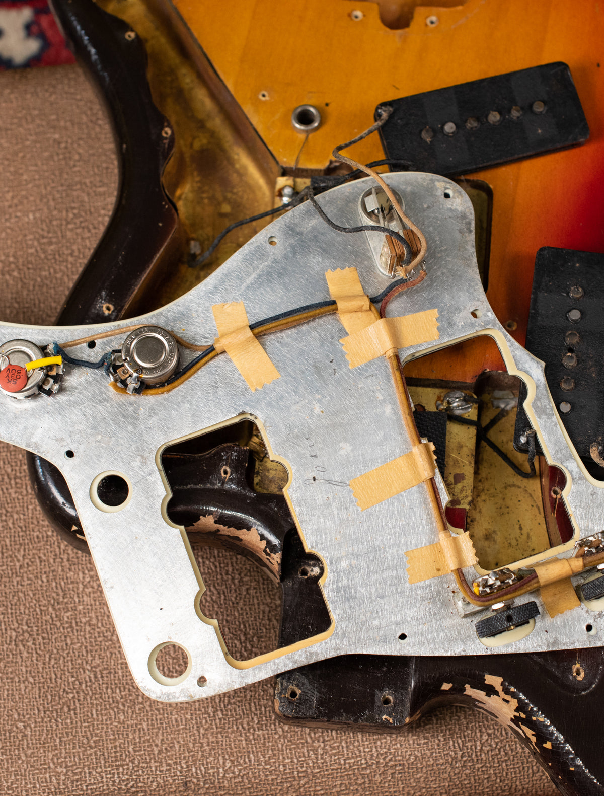 Fender Jazzmaster electronics 1962