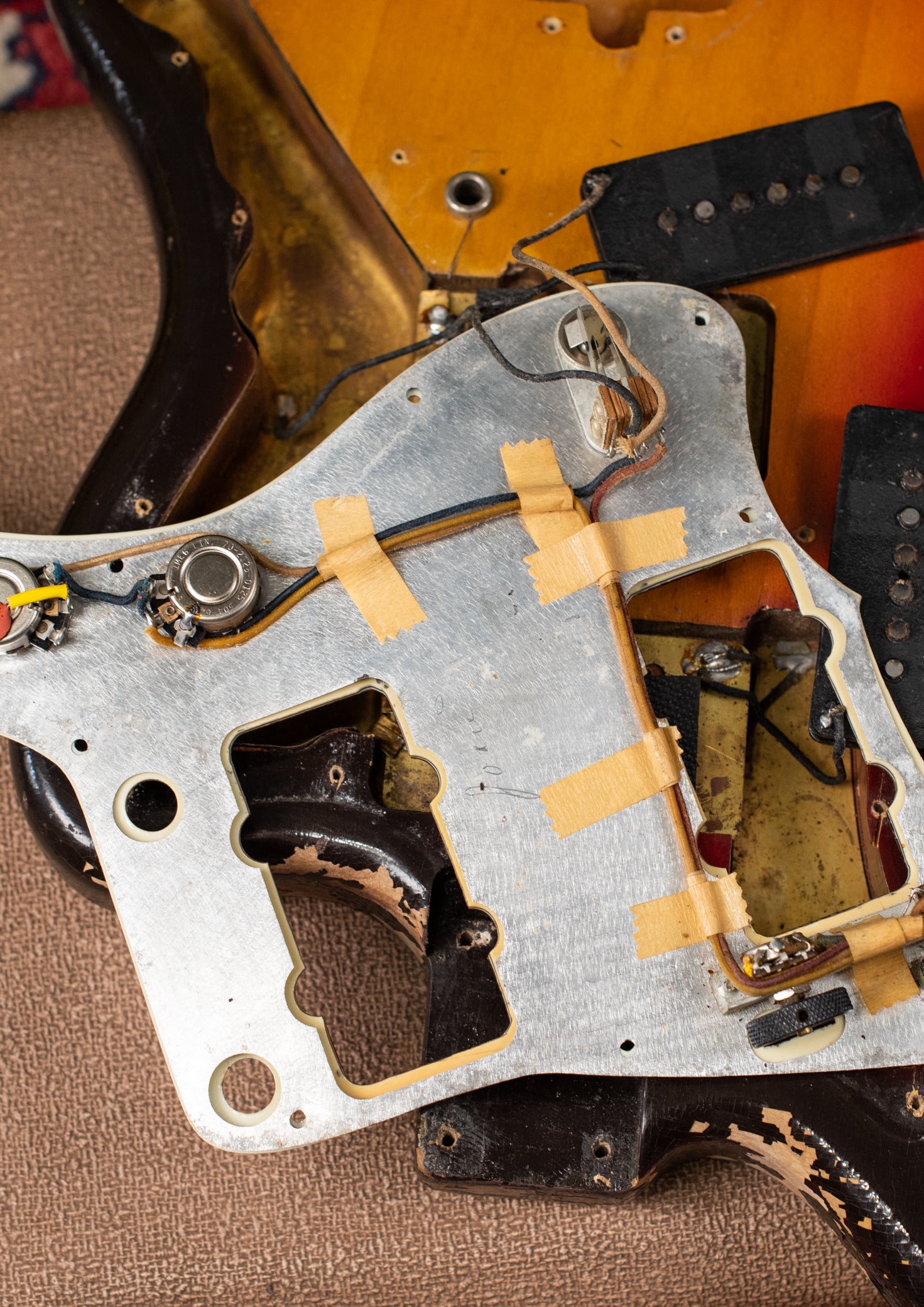 Fender Jazzmaster electronics 1962