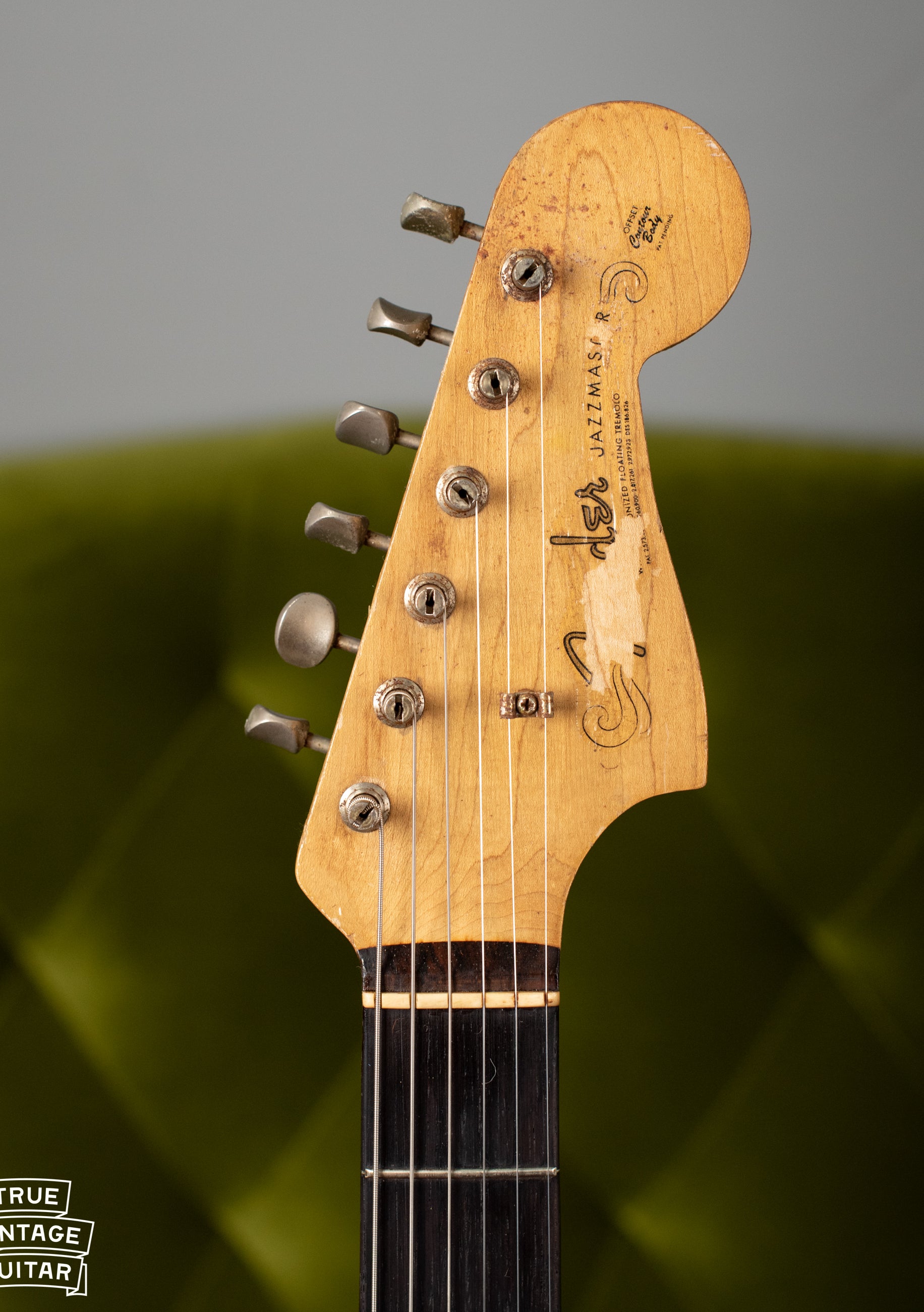 1962 Fender Jazzmaster slab fretboard