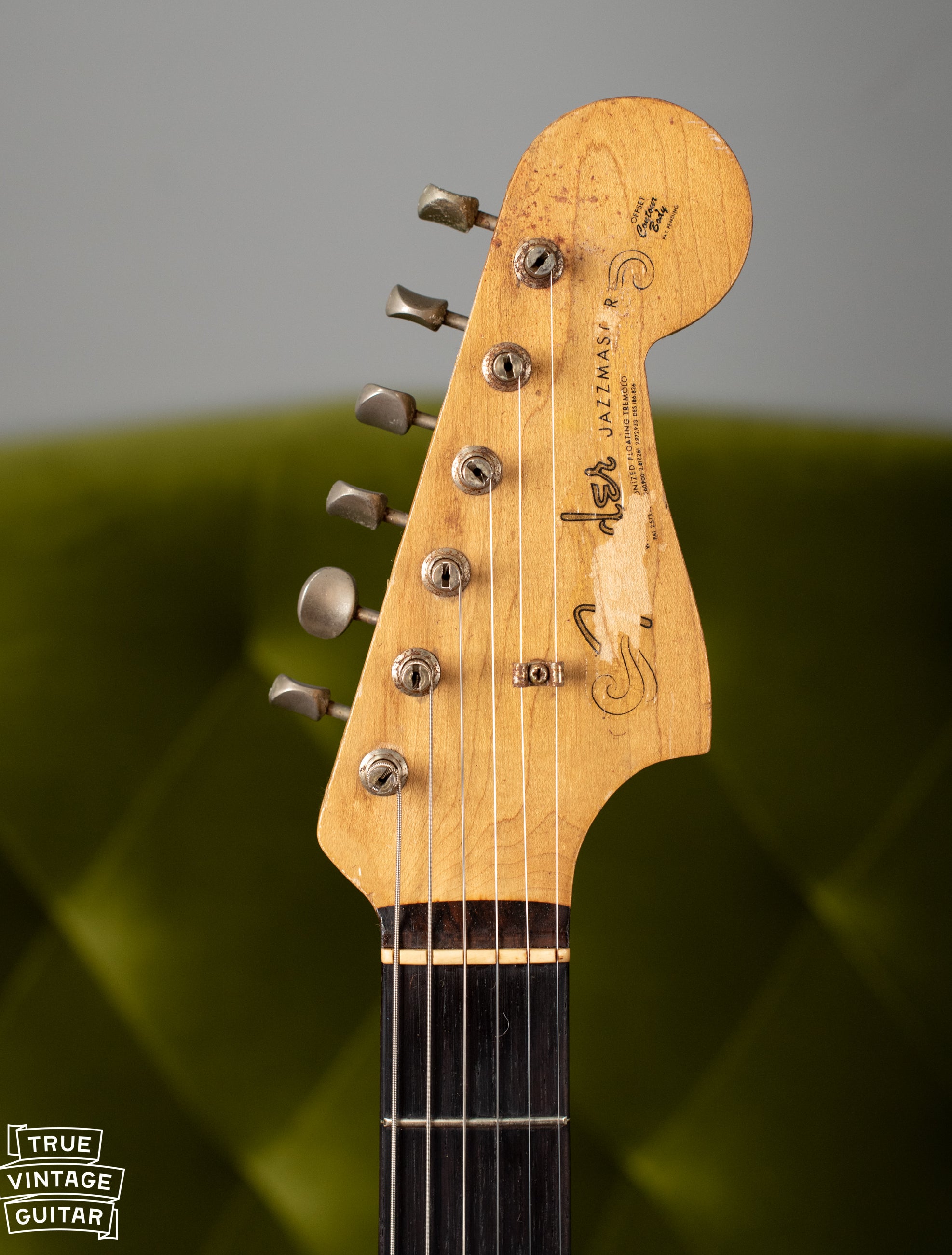 1962 Fender Jazzmaster slab fretboard