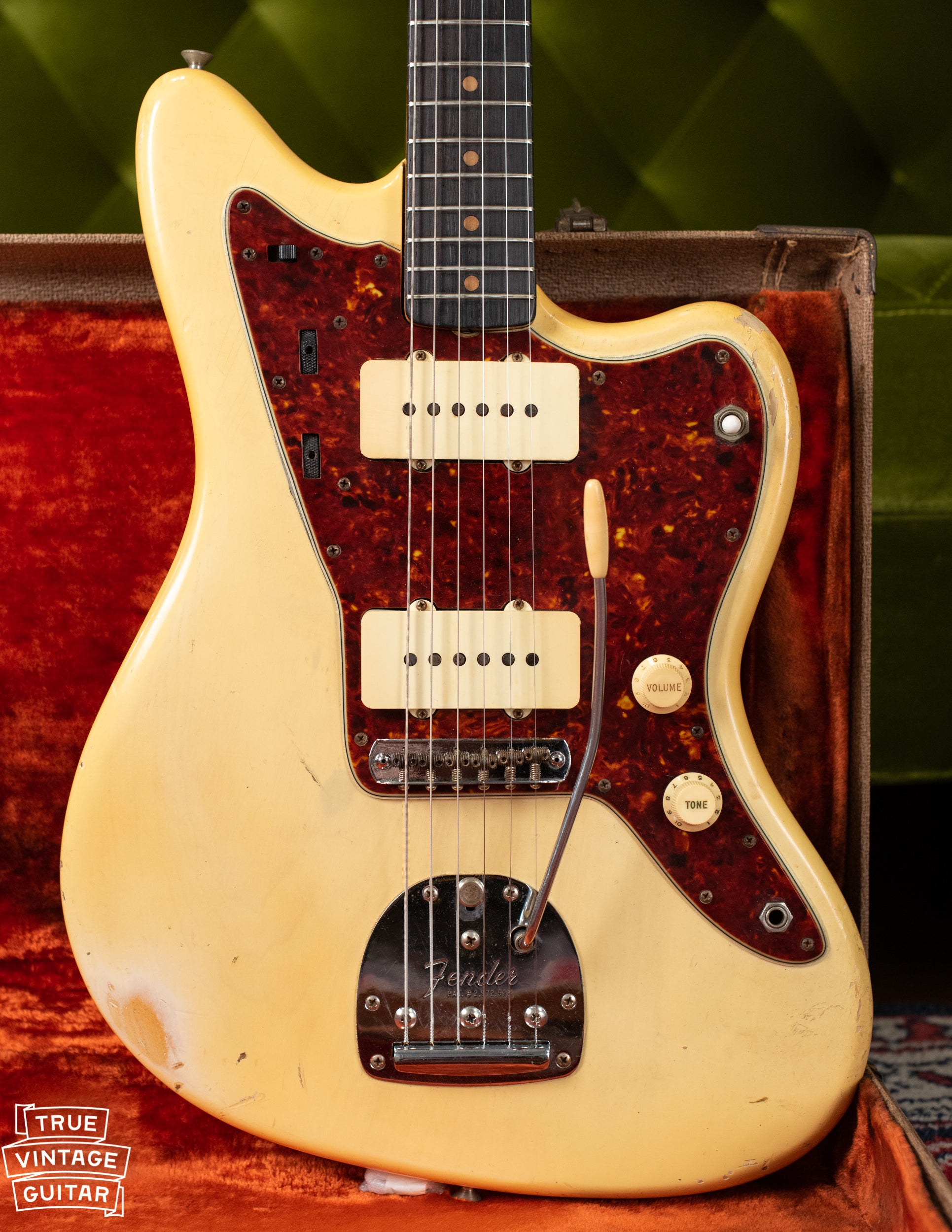 Vintage 1963 Fender Jazzmaster Blond Blonde Ash guitar
