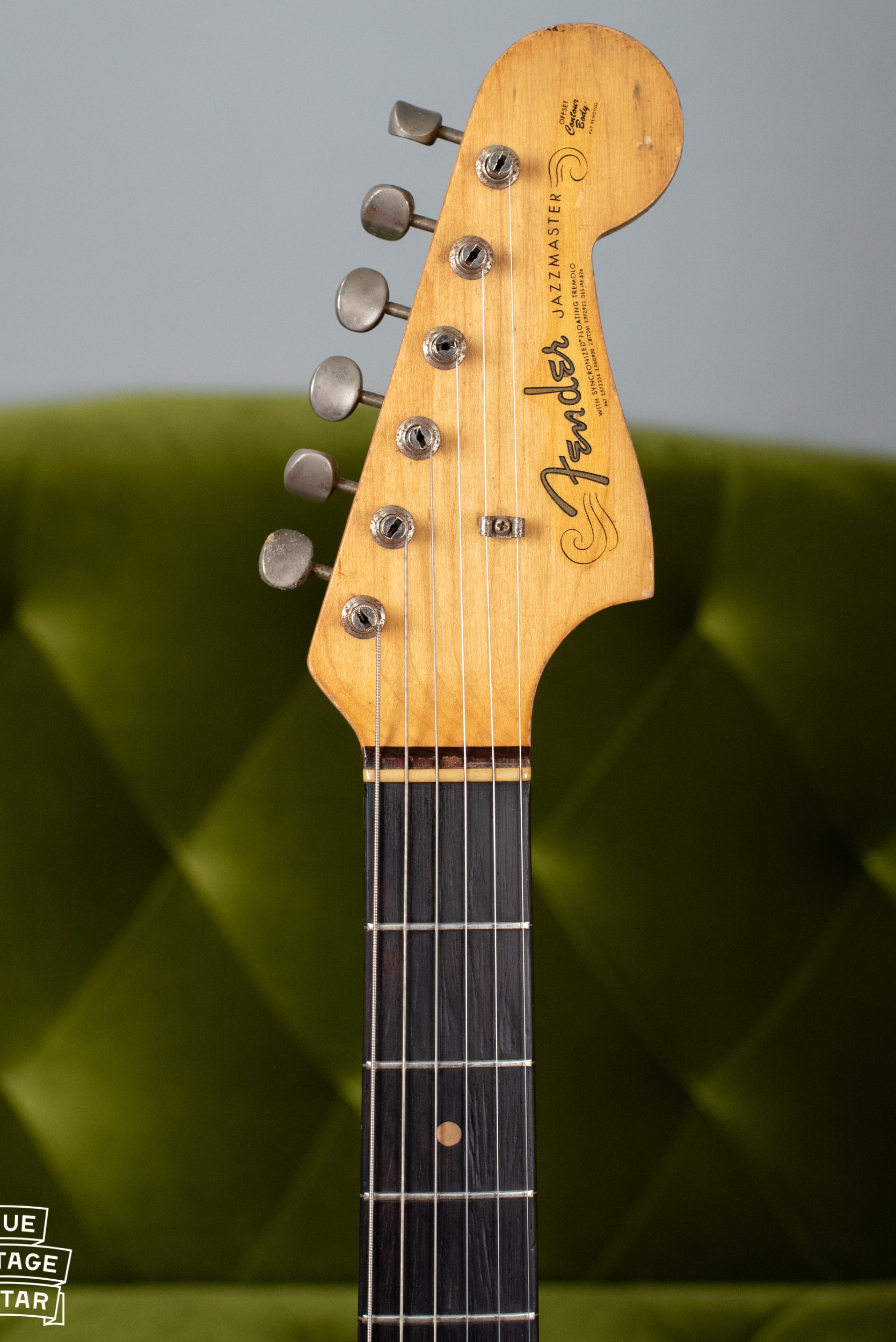 spaghetti Fender logo Jazzmaster