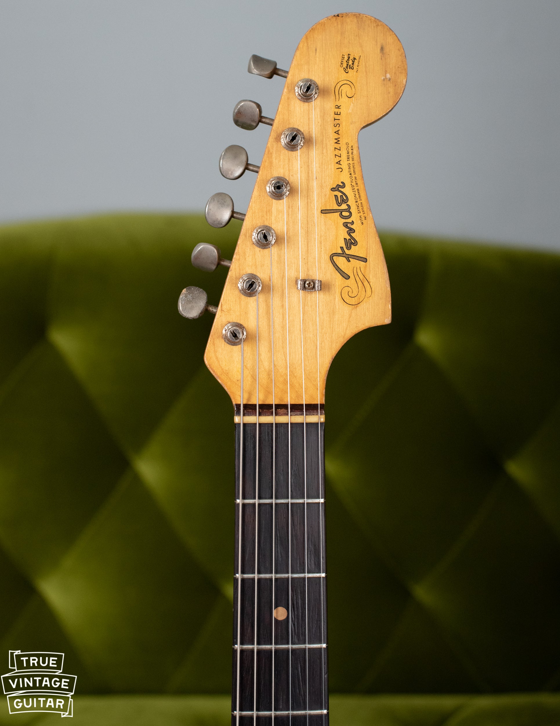 spaghetti Fender logo Jazzmaster