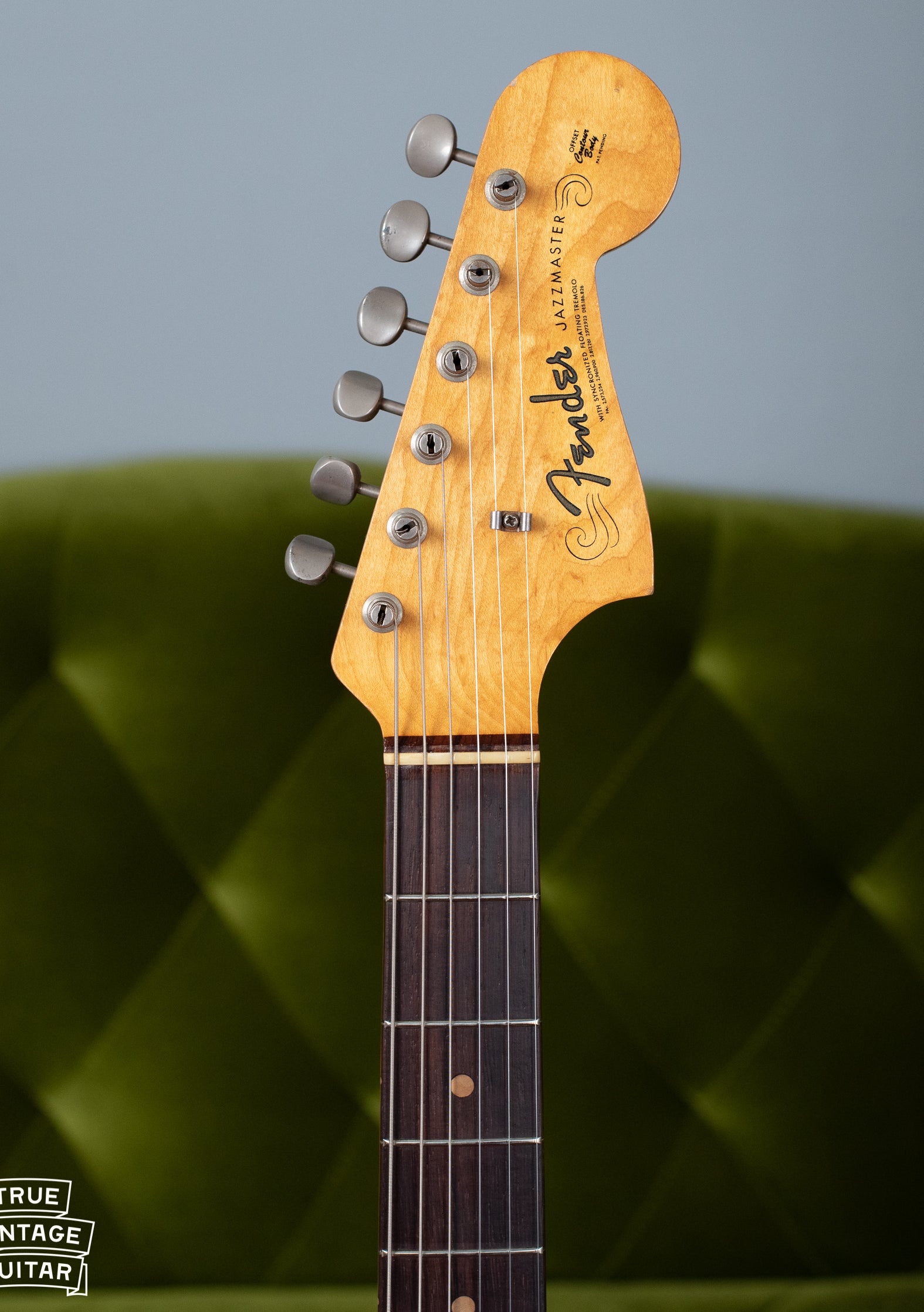 Fender Jazzmaster headstock 1963