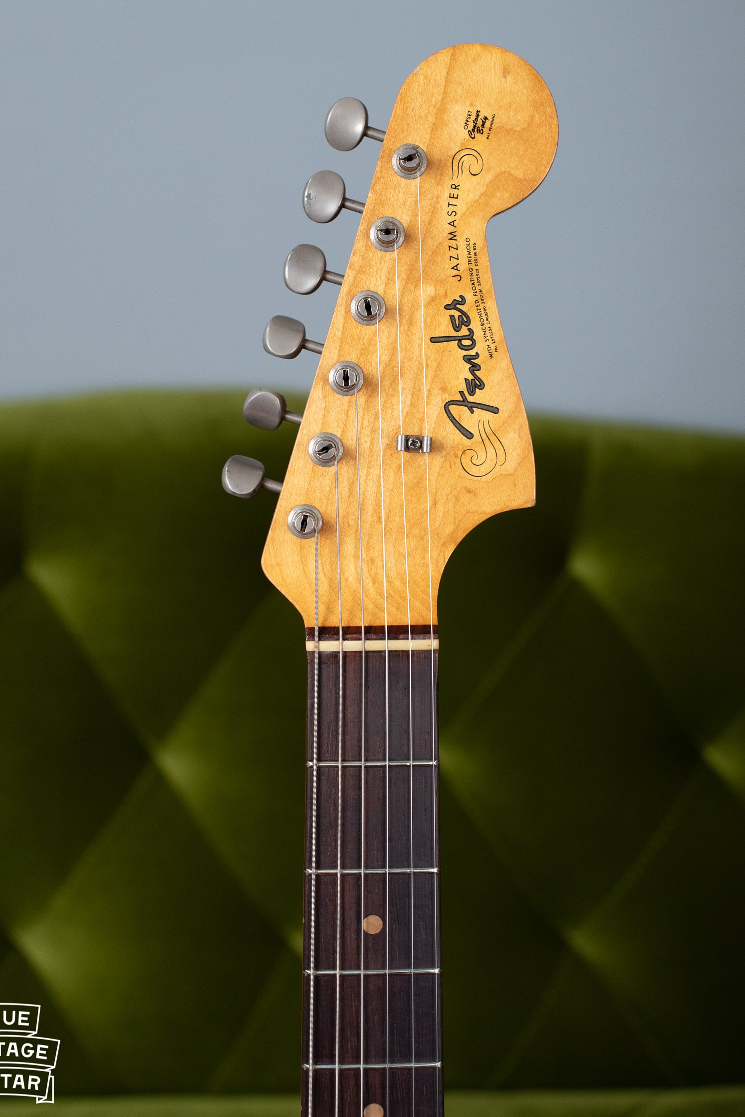 Fender Jazzmaster headstock 1963