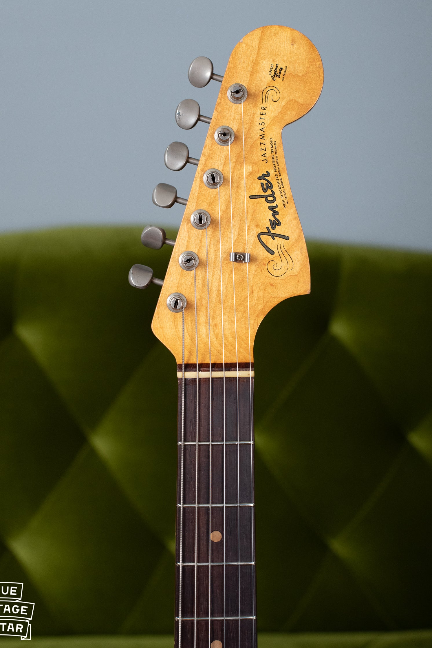Fender Jazzmaster headstock 1963