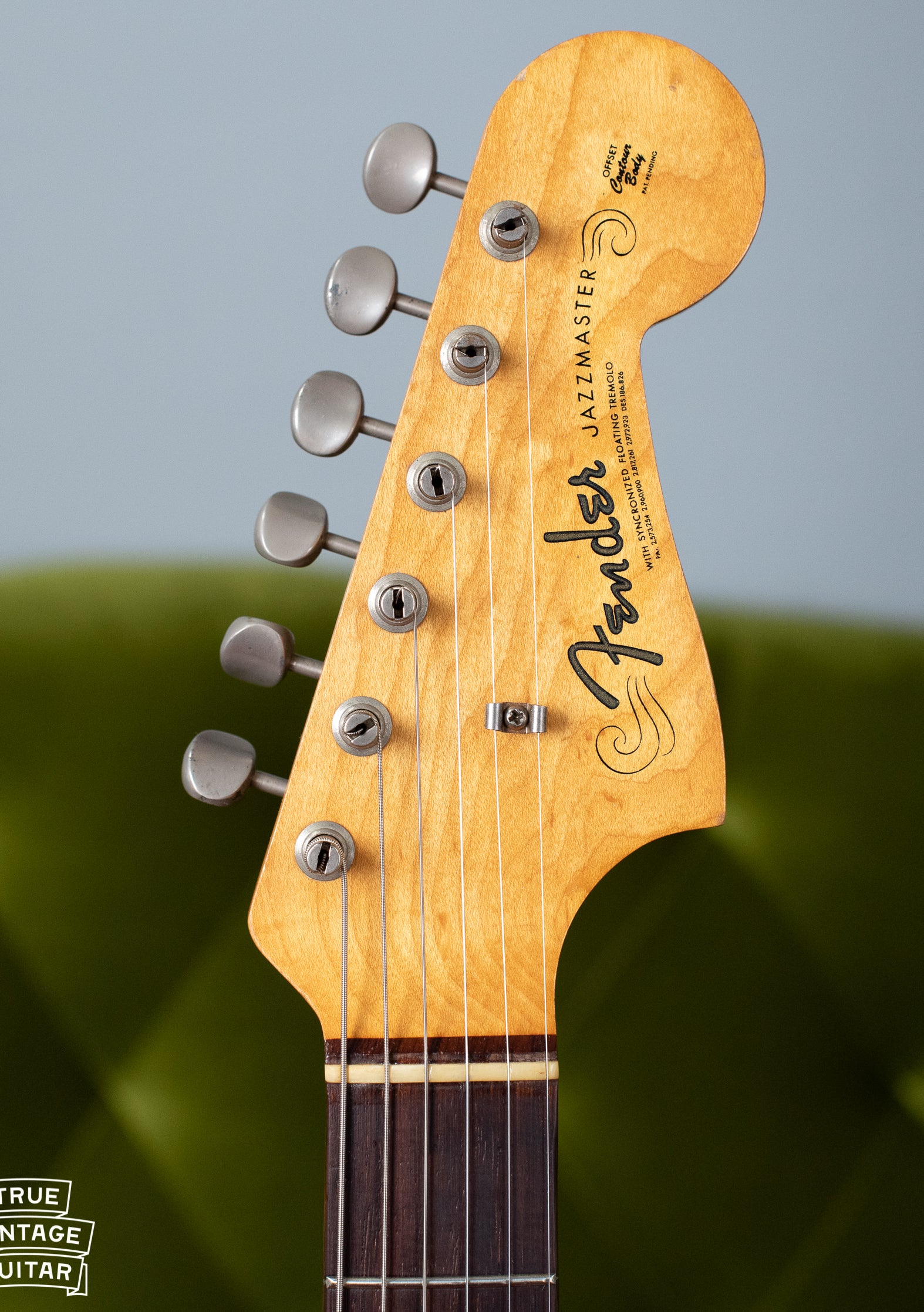 Fender Jazzmaster spaghetti logo