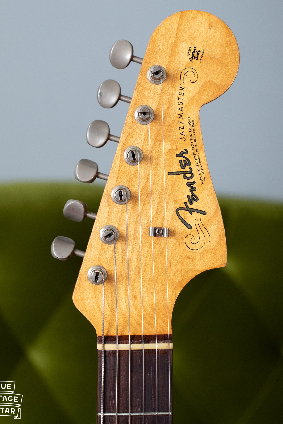 Fender Jazzmaster spaghetti logo