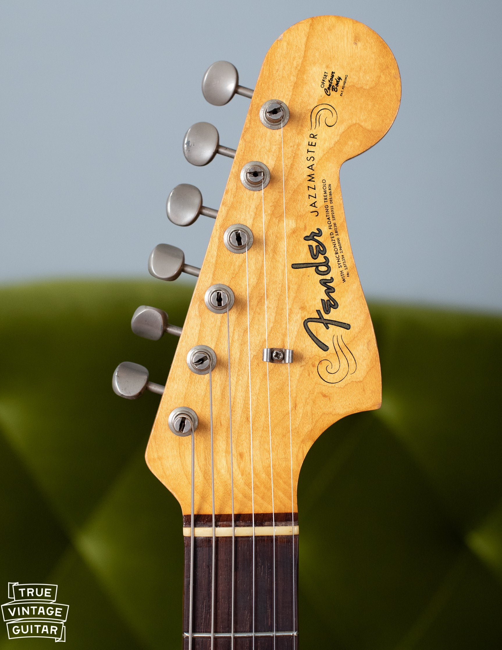 Fender Jazzmaster spaghetti logo