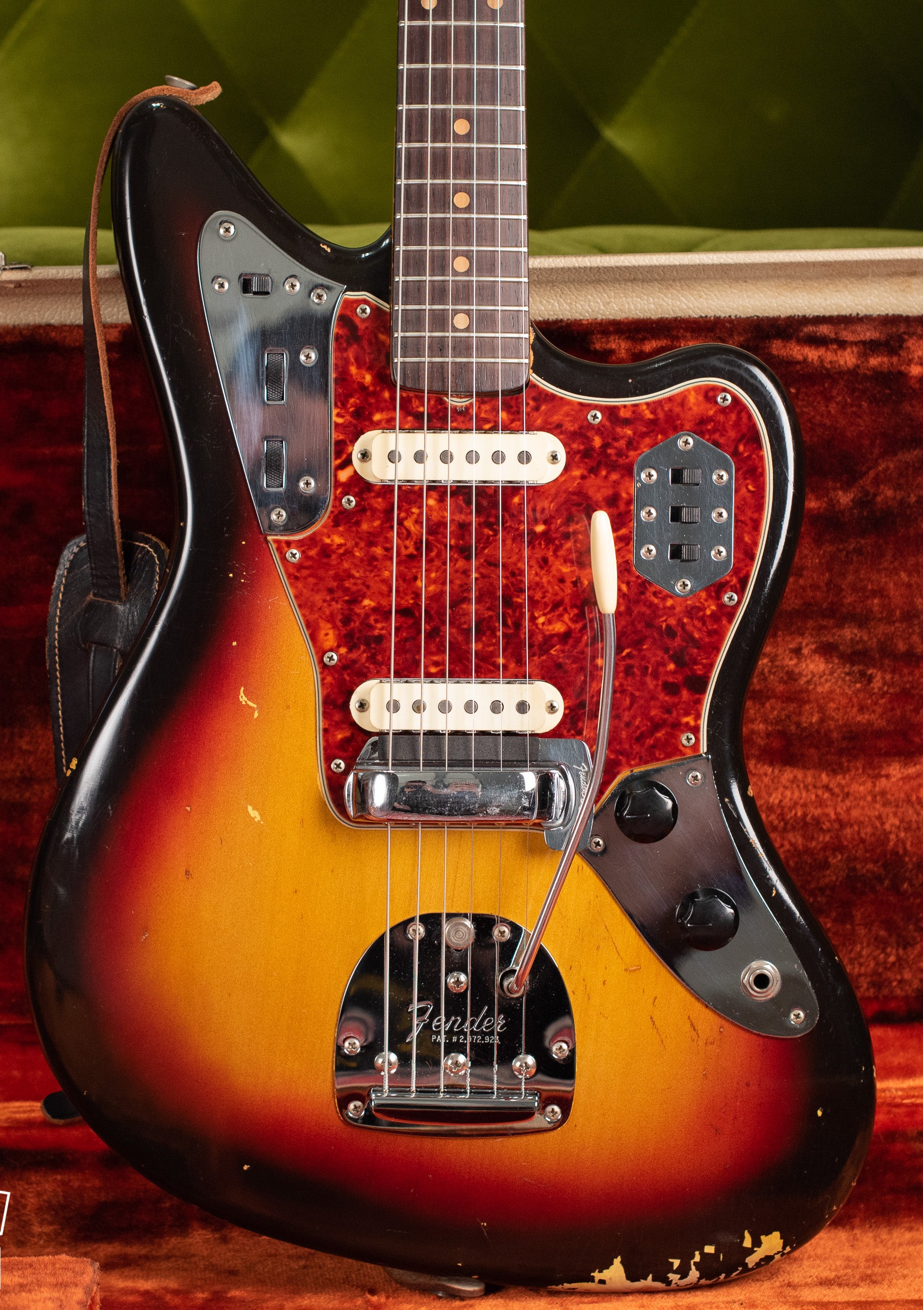 Vintage 1963 Fender Jaguar Sunburst guitar