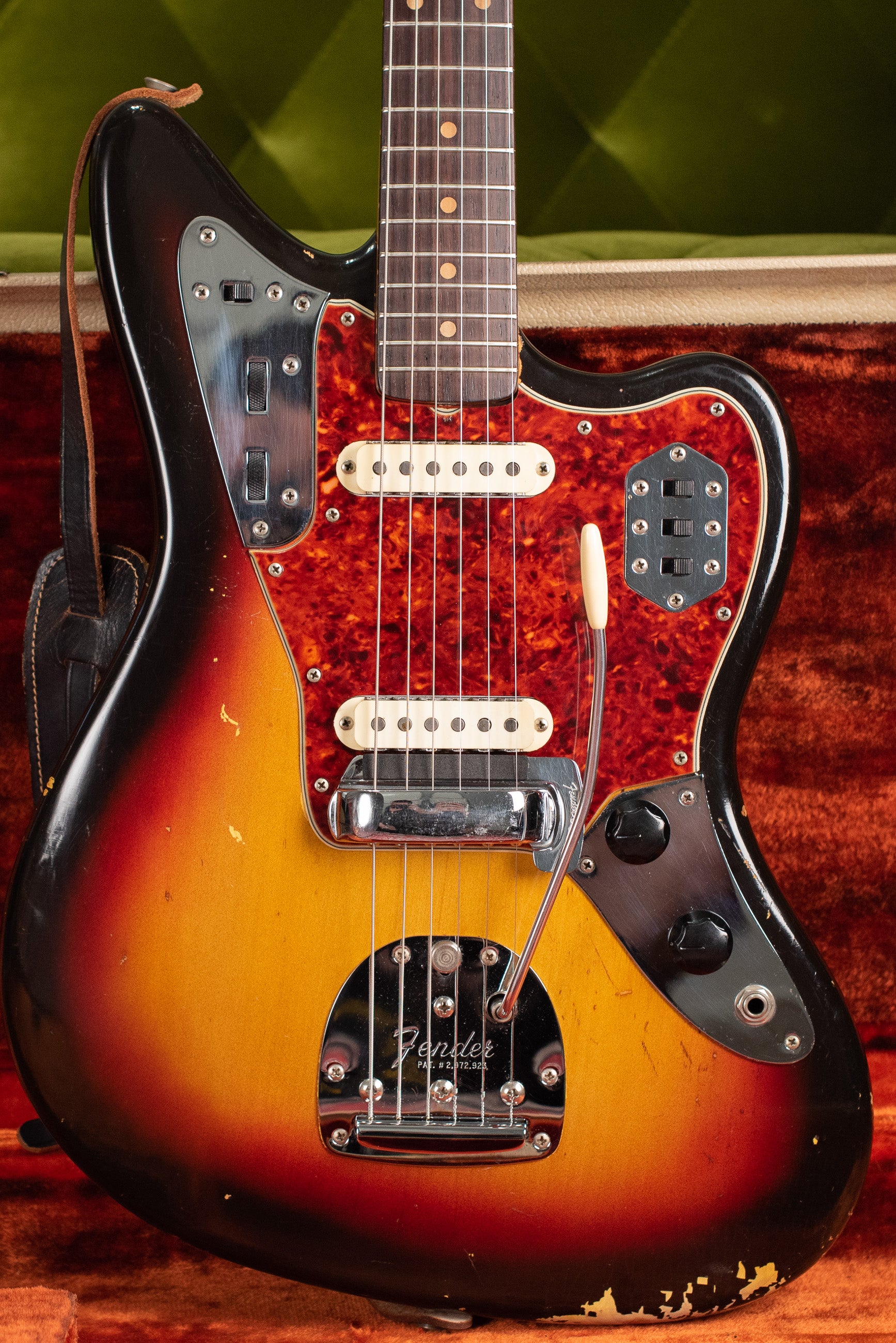 Vintage 1963 Fender Jaguar Sunburst guitar