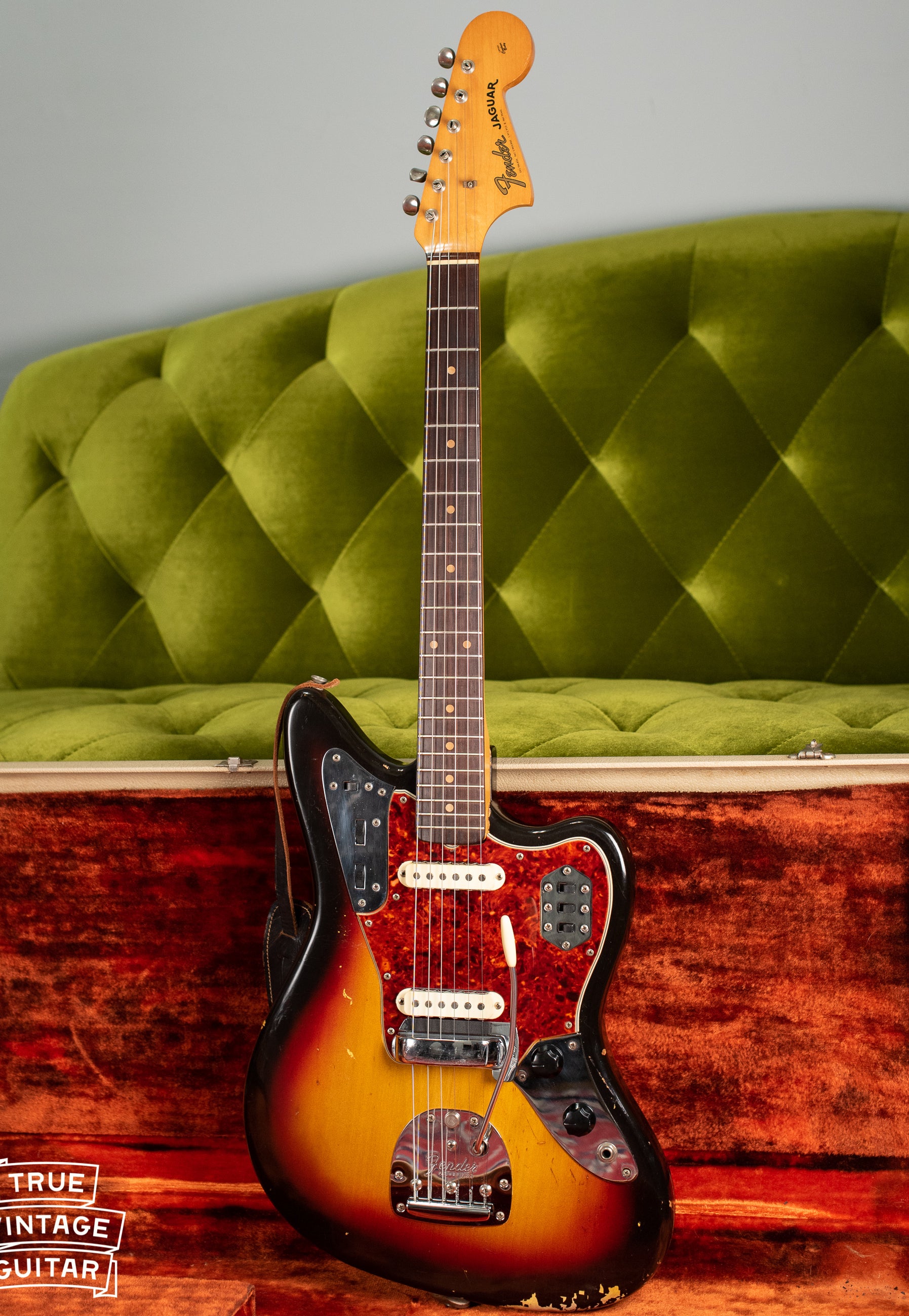 Vintage 1963 Fender Jaguar Sunburst
