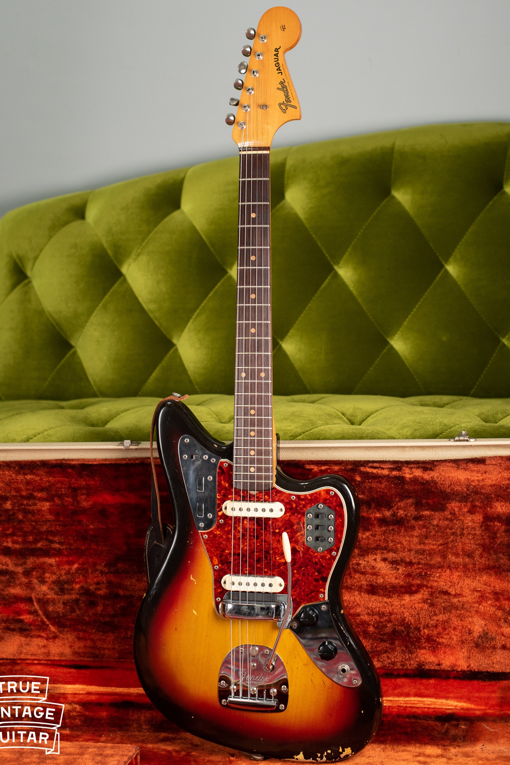 Vintage 1963 Fender Jaguar Sunburst