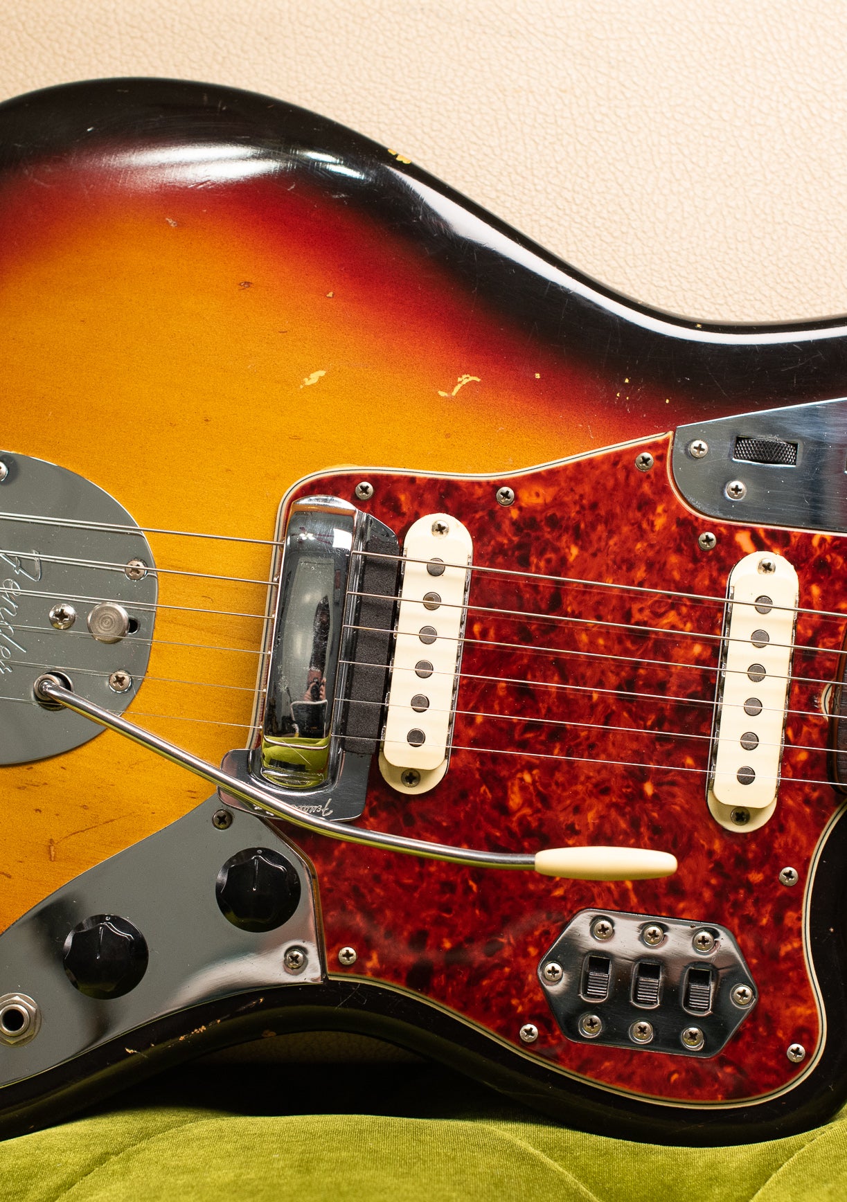 Vintage 1963 Fender Jaguar Sunburst guitar