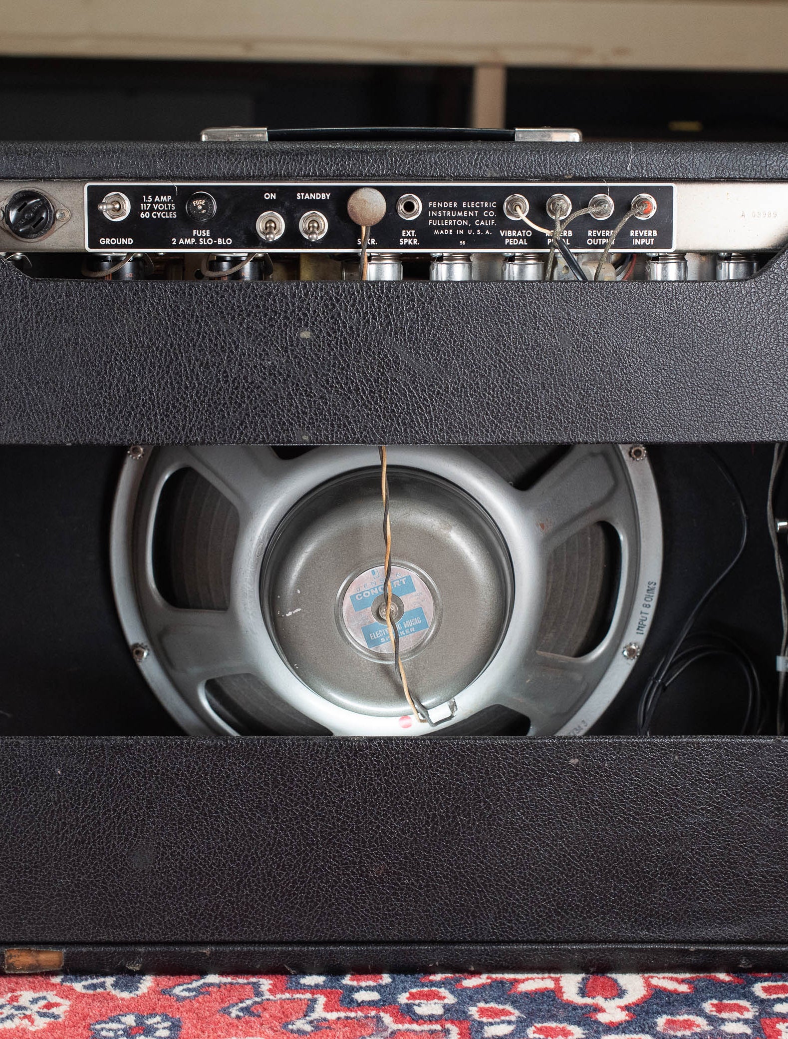 Fender Vibroverb, Jensen Concer speaker